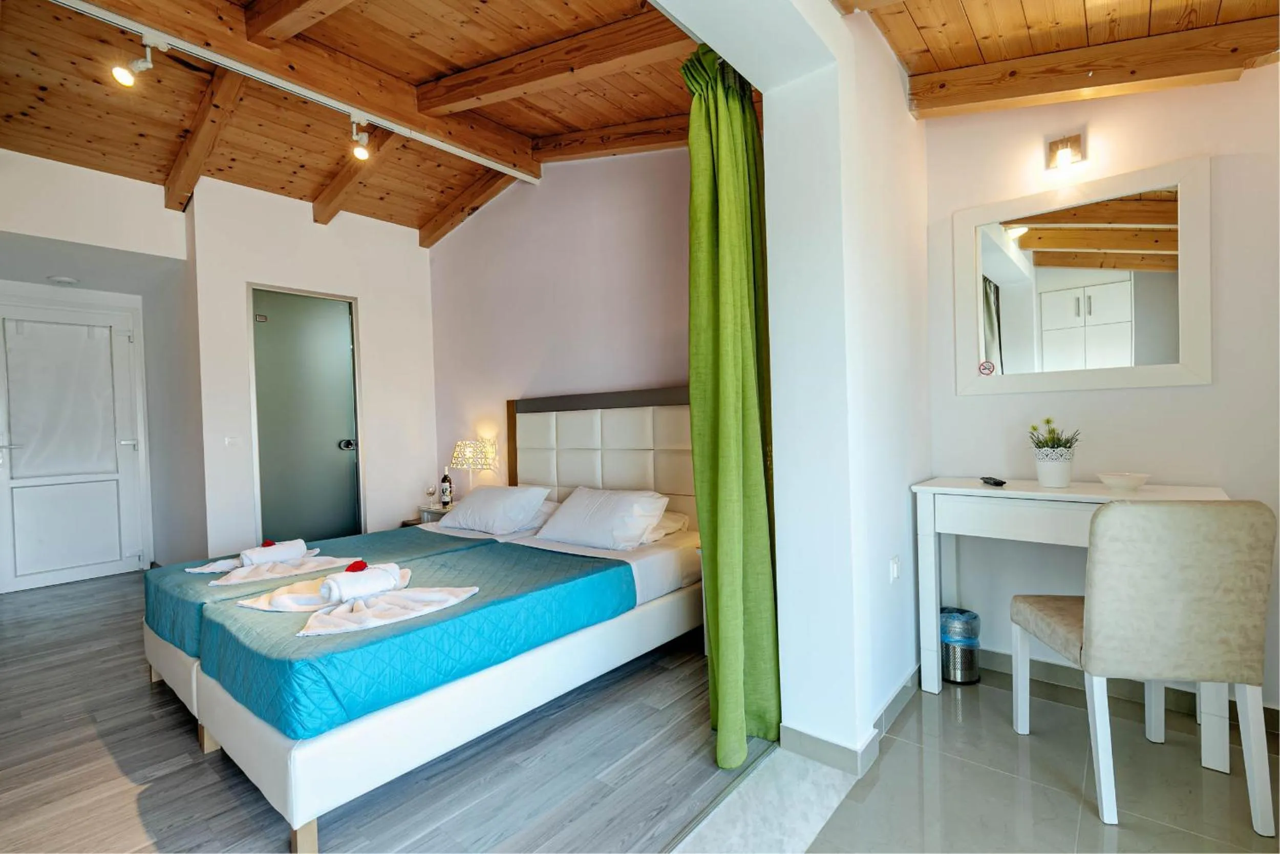 Bed in Palapart Gikas Gouvia