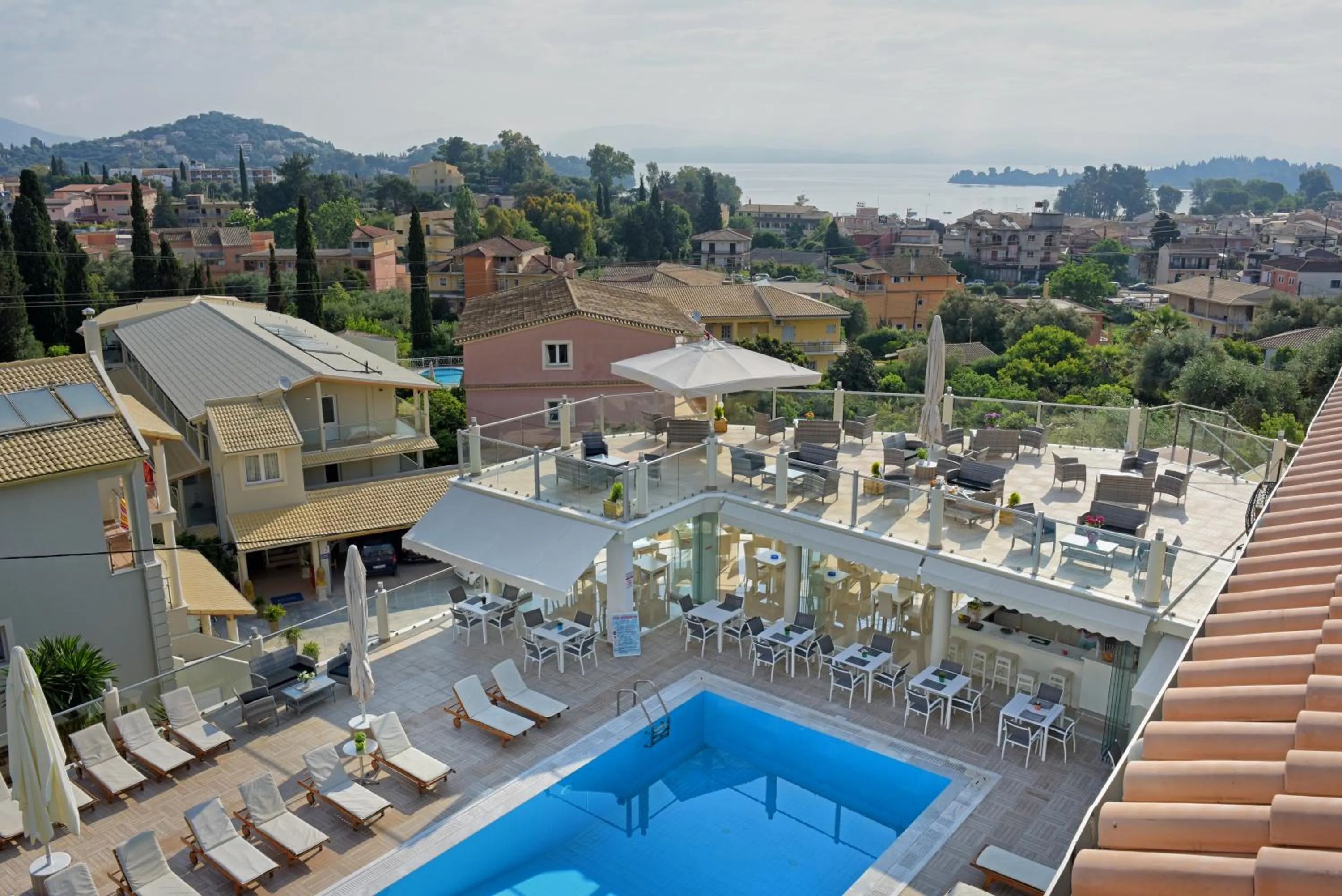 Pool view in Palapart Gikas Gouvia