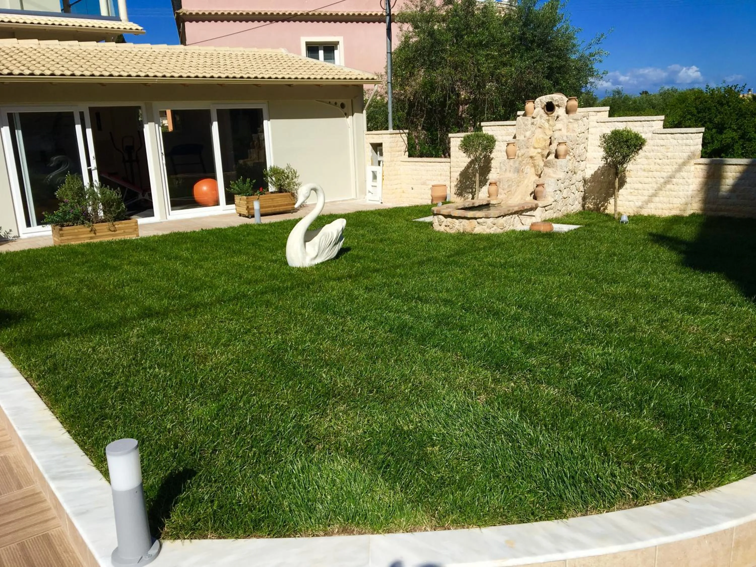 Garden view in Palapart Gikas Gouvia