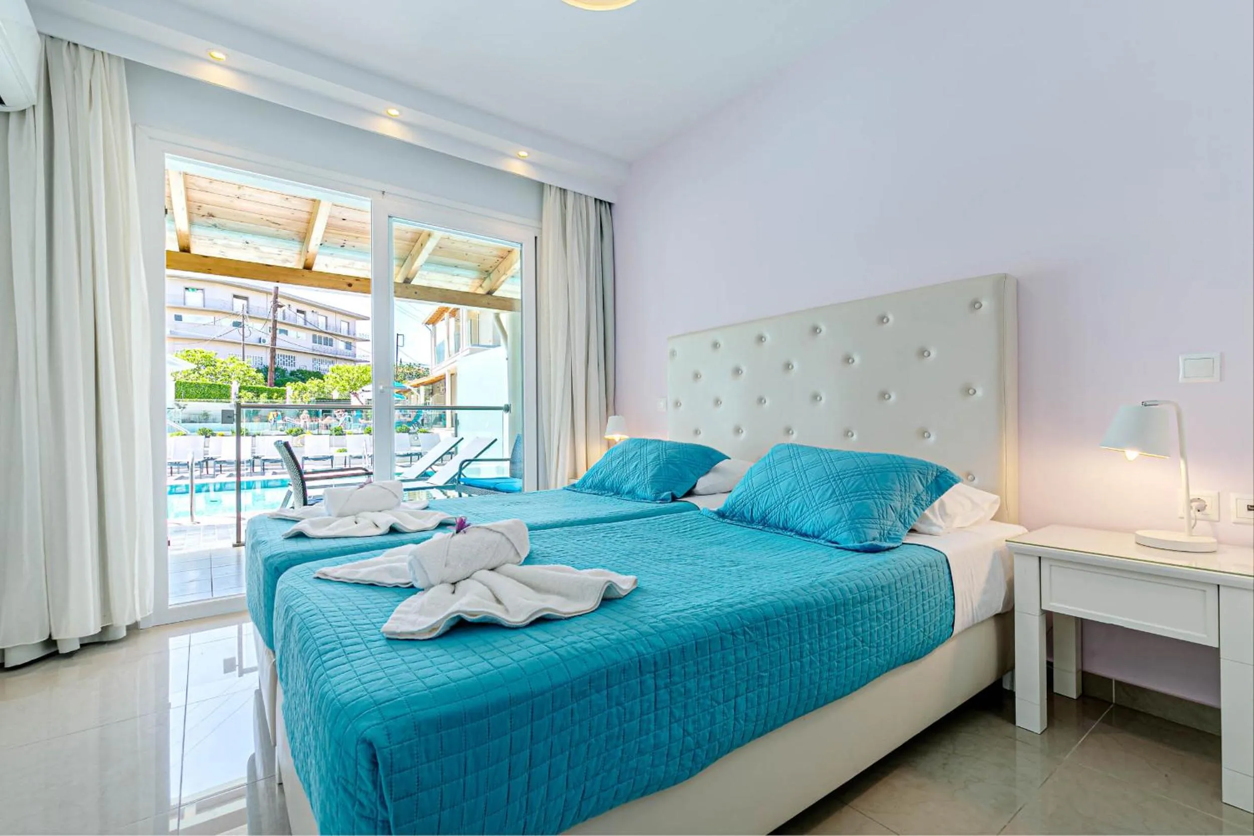 Bed in Palapart Gikas Gouvia