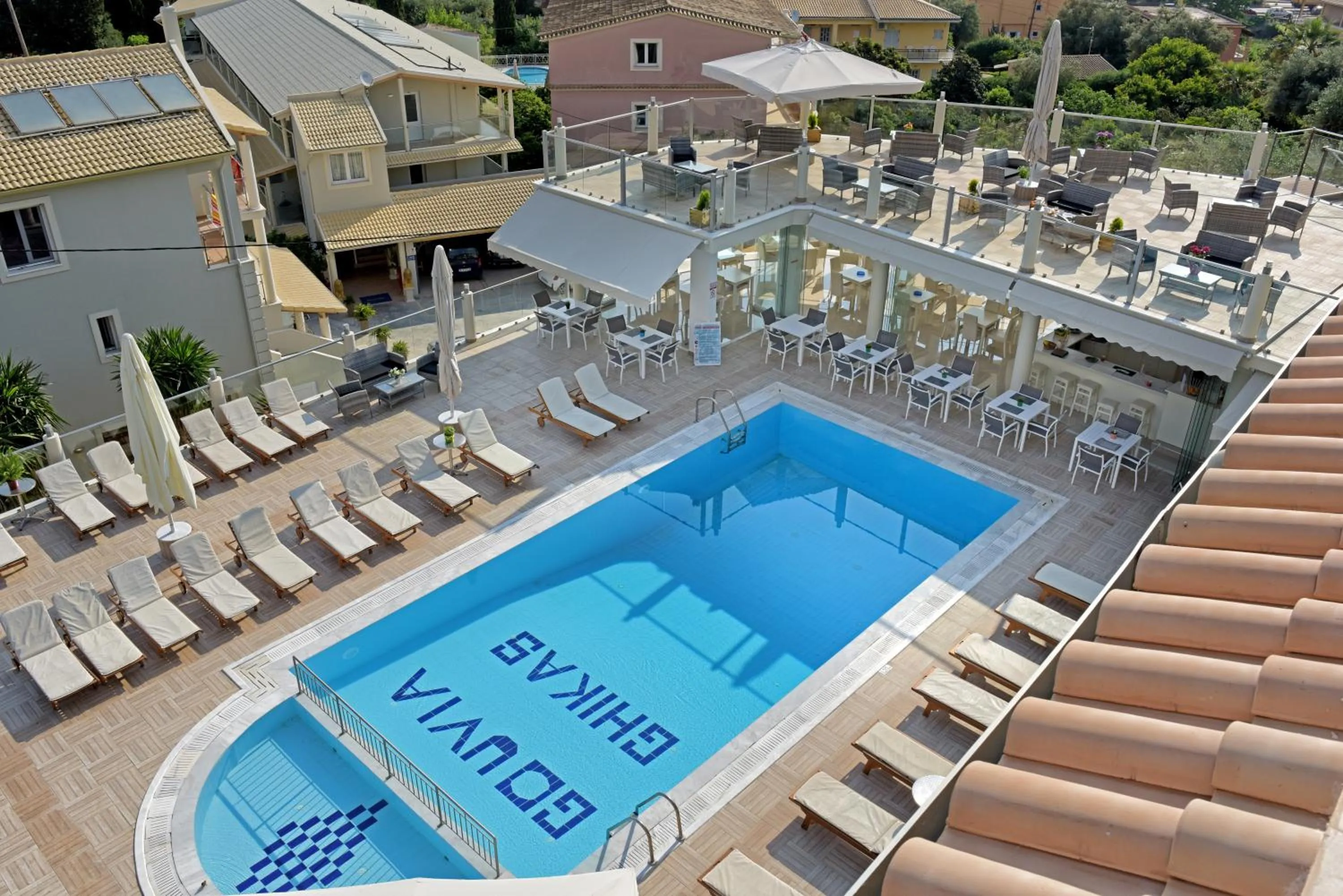 Pool view in Palapart Gikas Gouvia