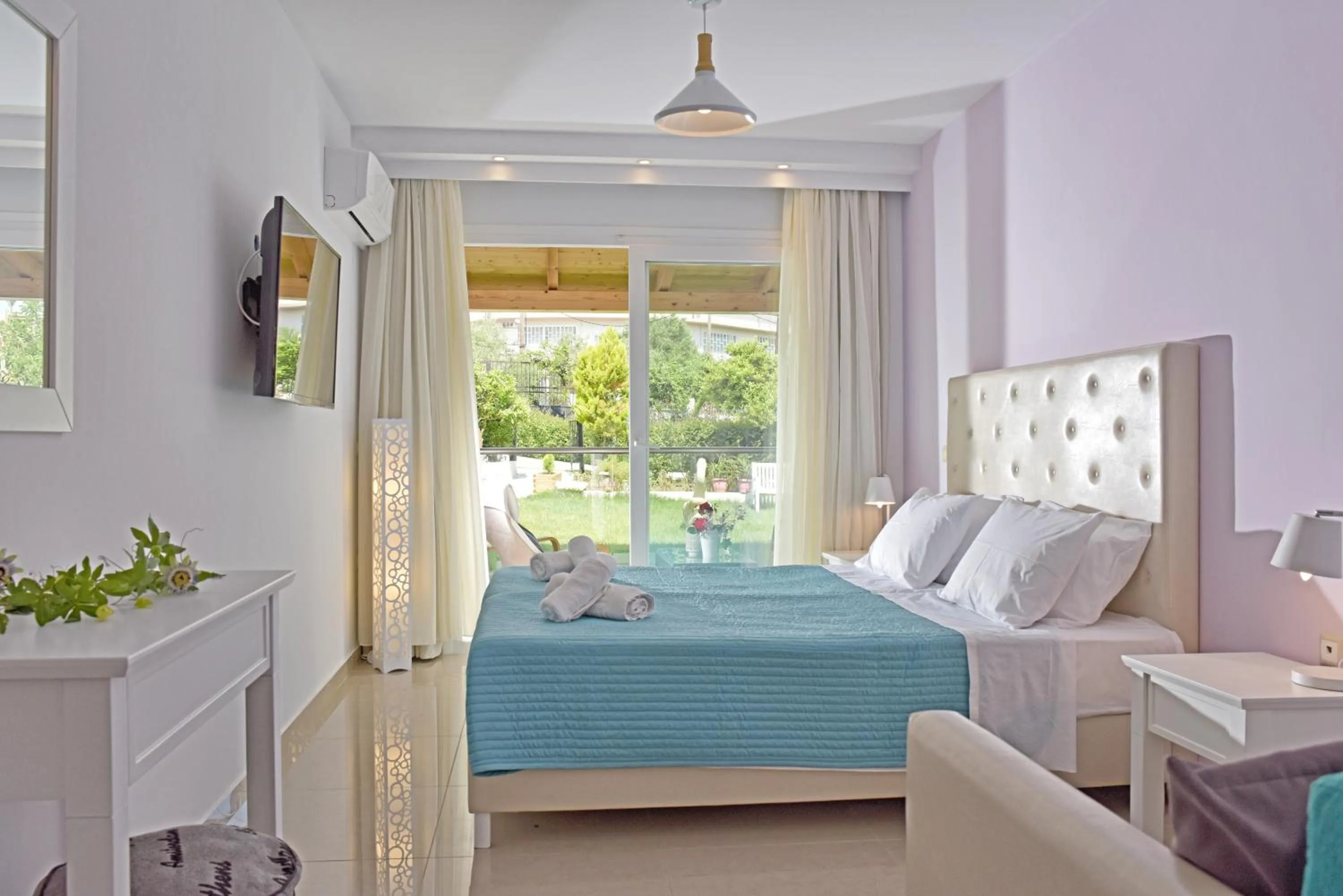 Bedroom, Bed in Palapart Gikas Gouvia