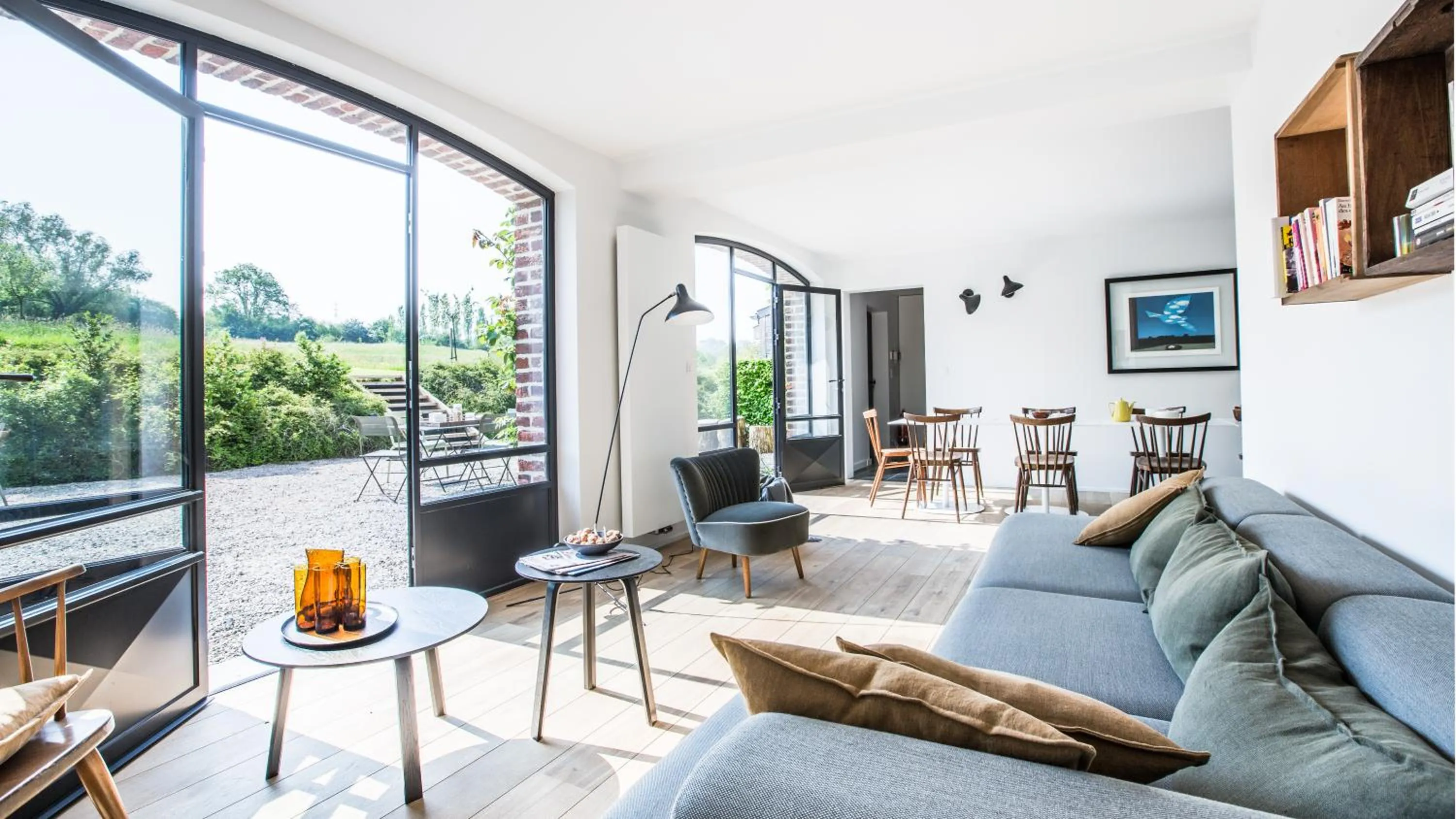 Living room in côté verger B&B