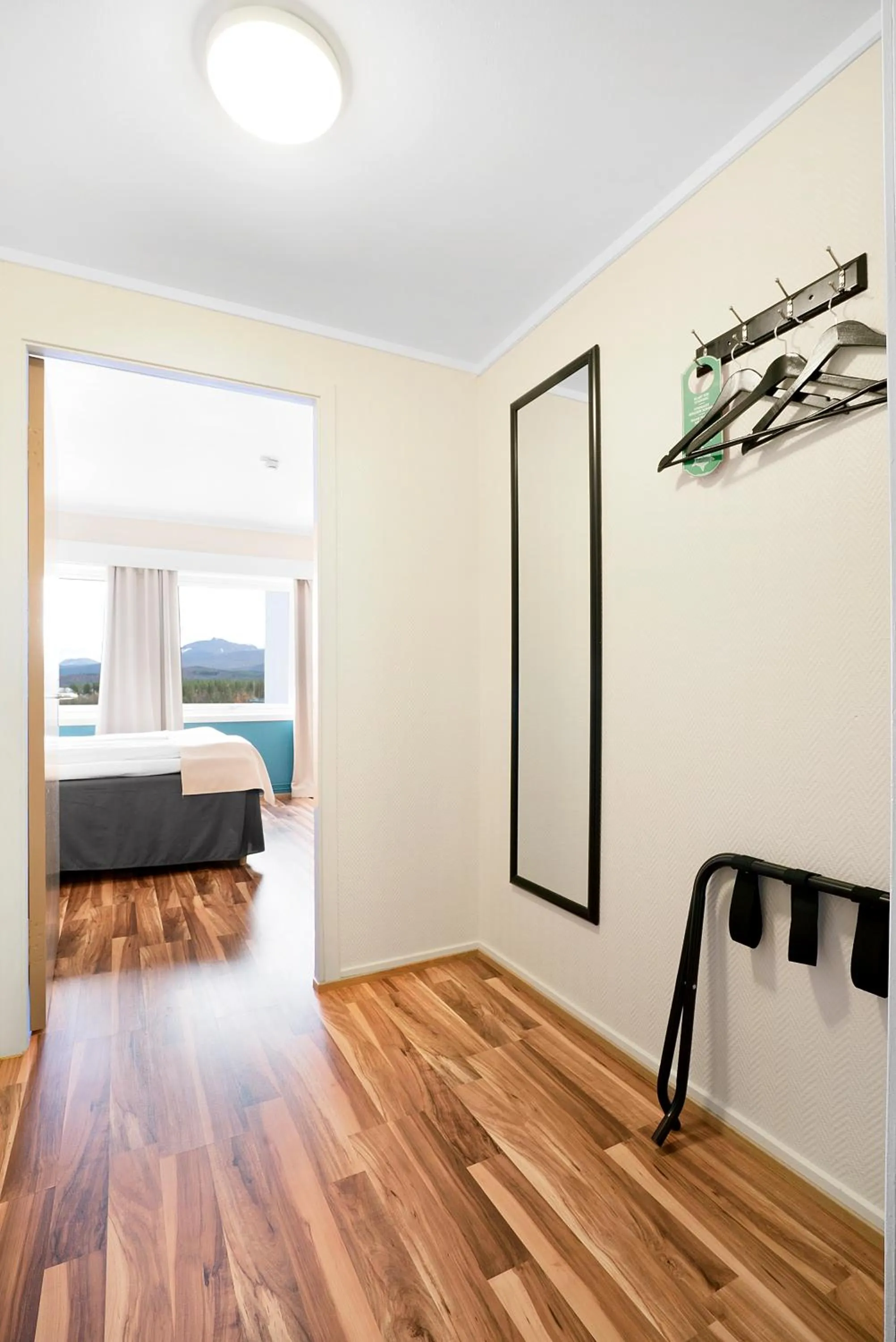 Bedroom, Bed in Bardufoss Hotell