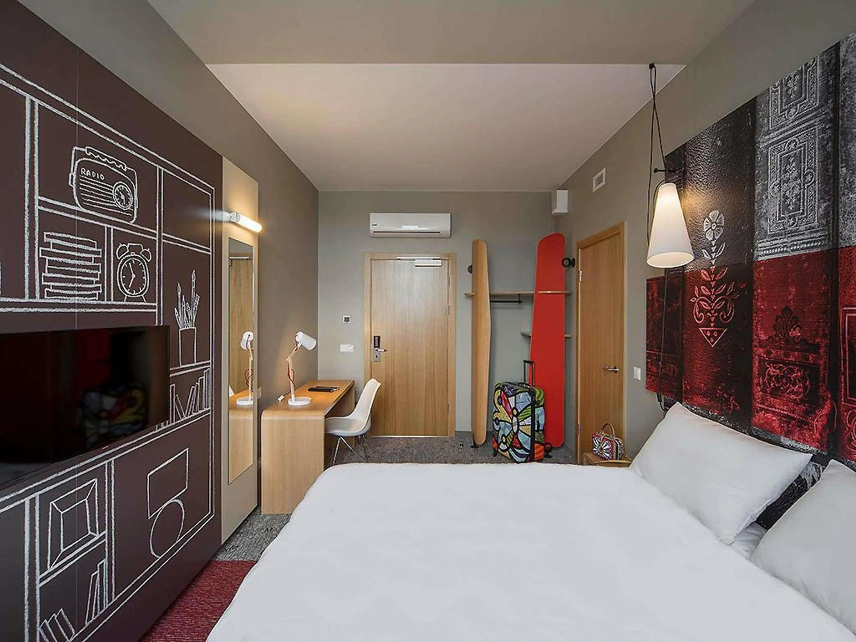 Bedroom, Bed in Ibis Riga Centre