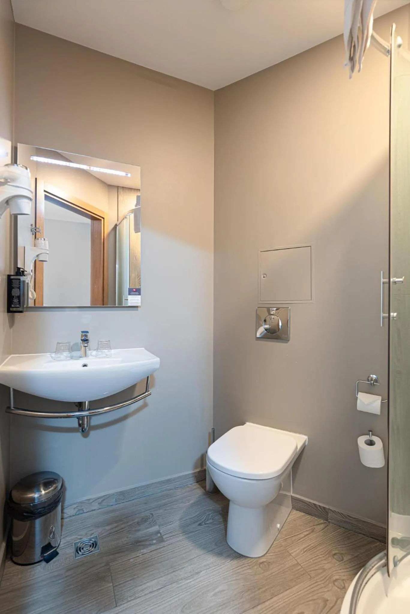 Shower in Ibis Riga Centre