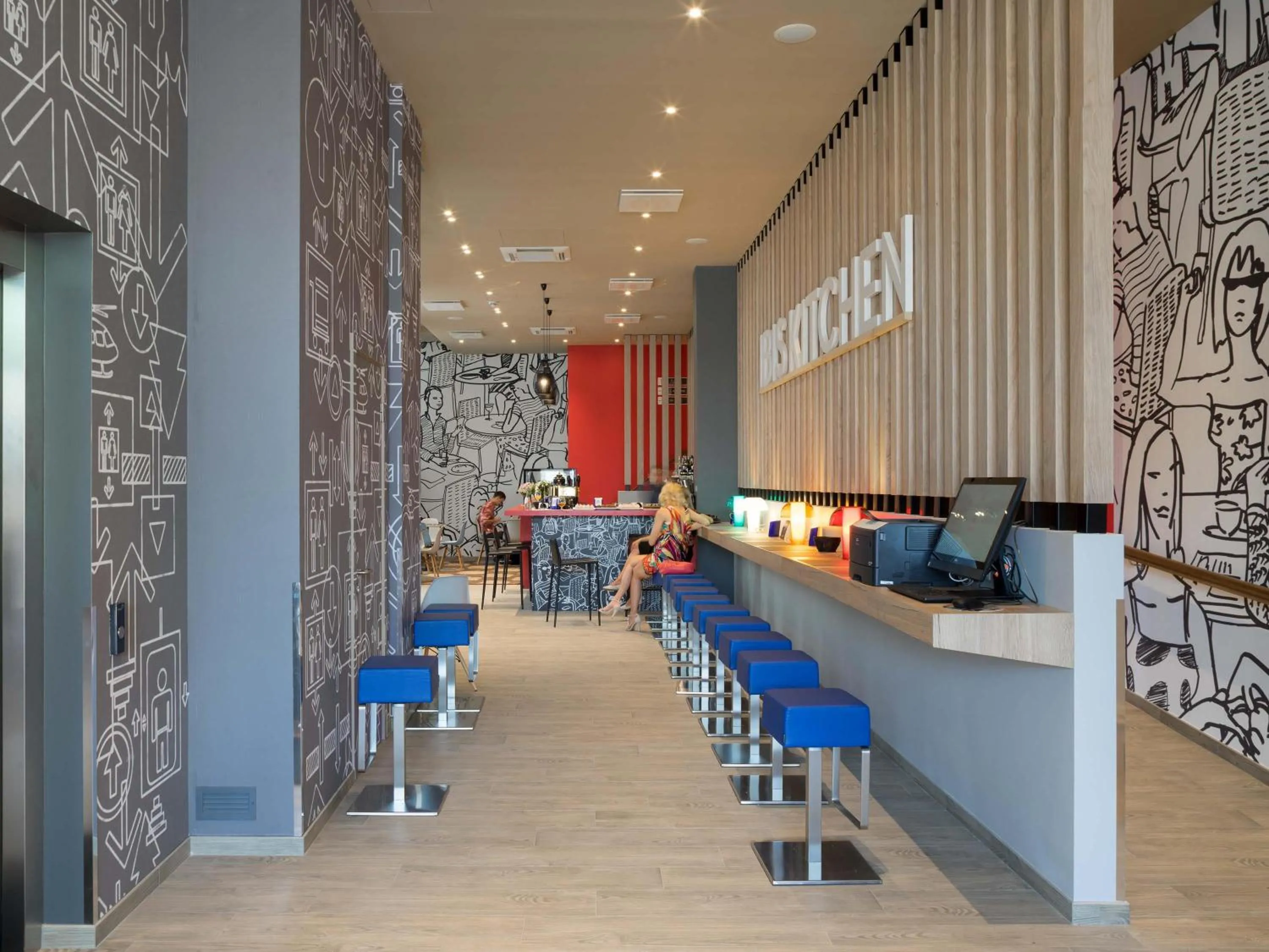 Lounge or bar in Ibis Riga Centre