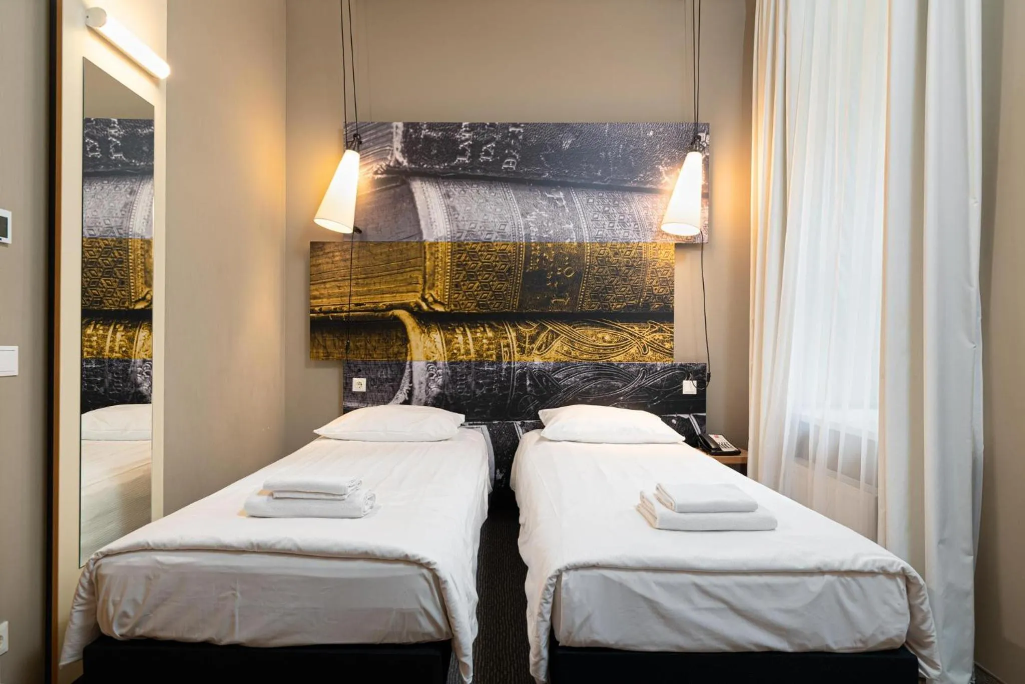 Bed in Ibis Riga Centre