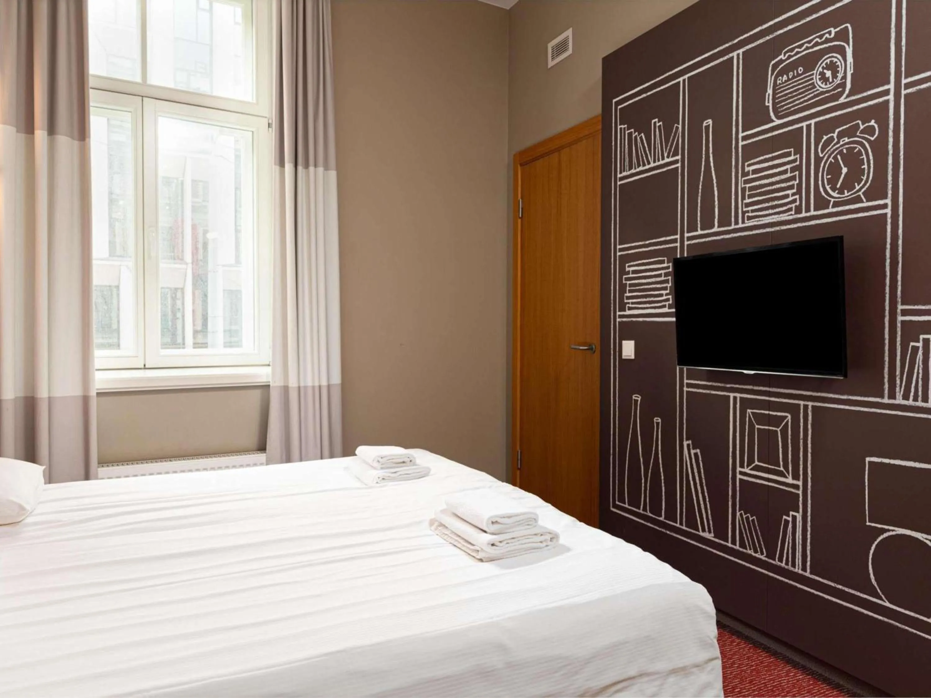 Bedroom, Bed in Ibis Riga Centre