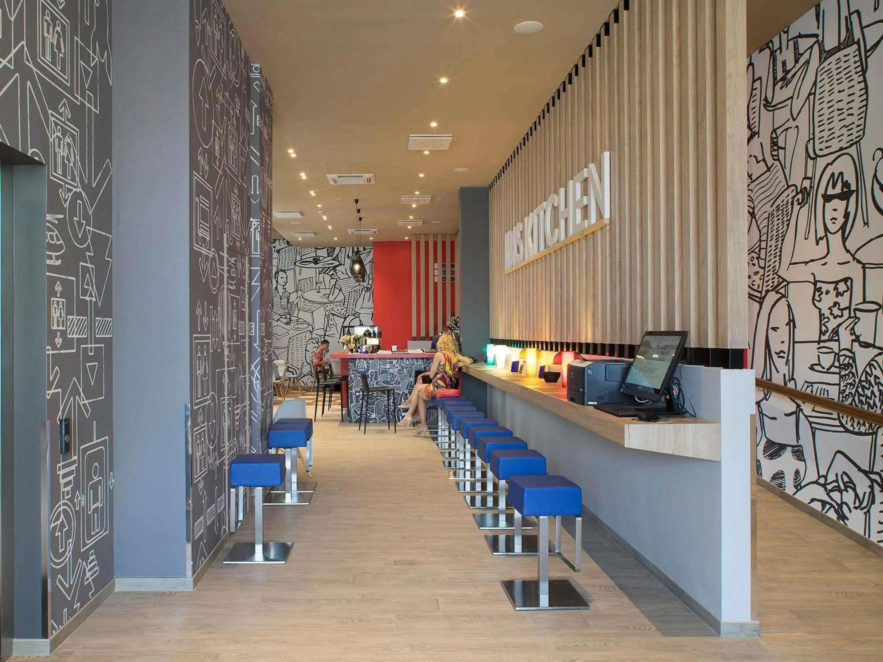 Lounge or bar in Ibis Riga Centre