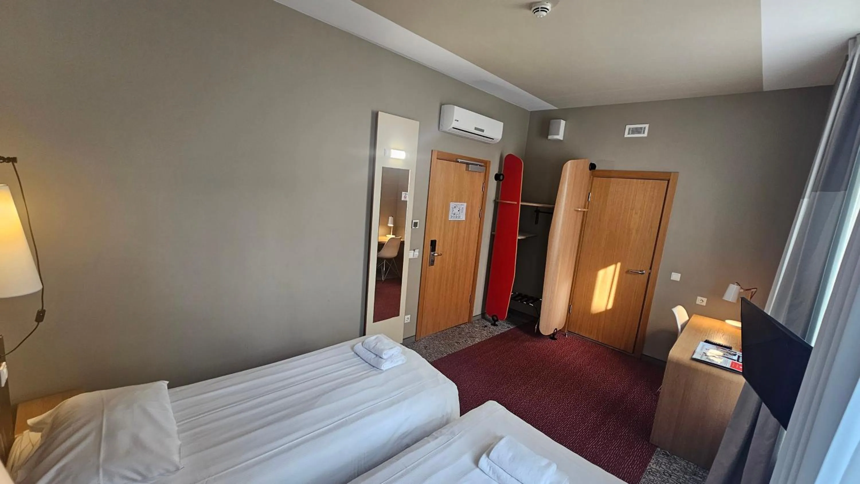 Bed in Ibis Riga Centre