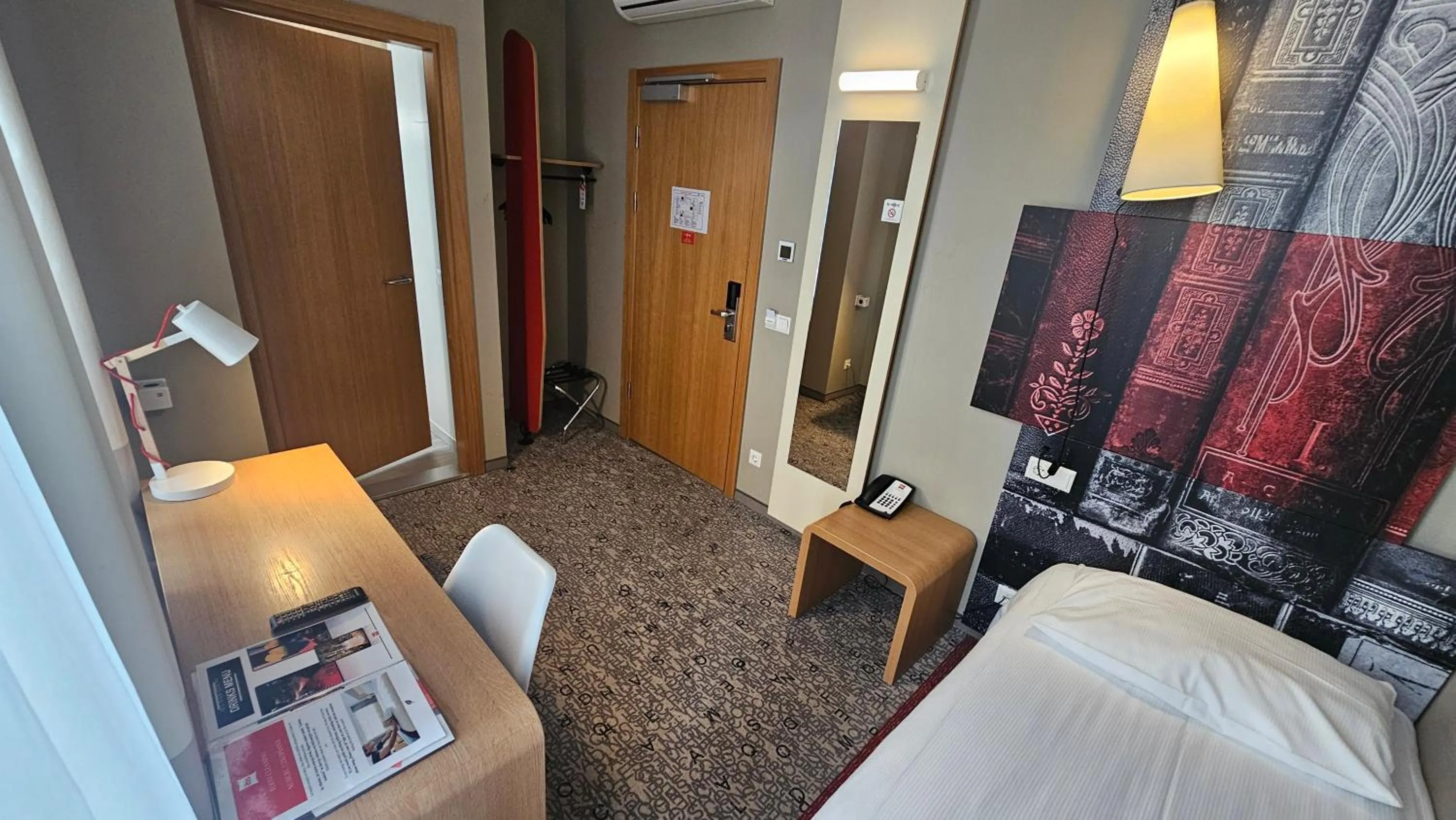 Bed in Ibis Riga Centre