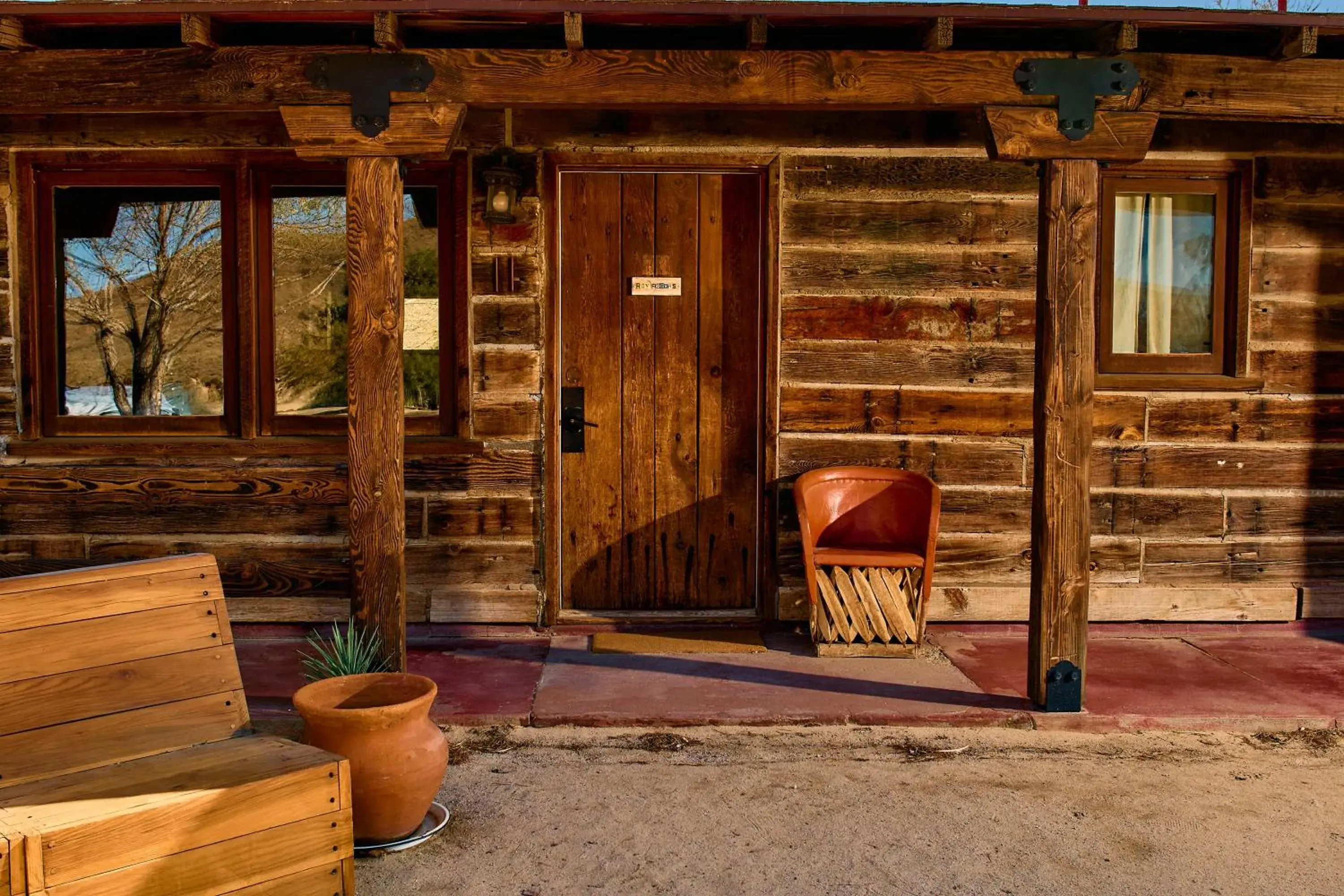Property building in Pioneertown Motel Property building in Pioneertown Motel