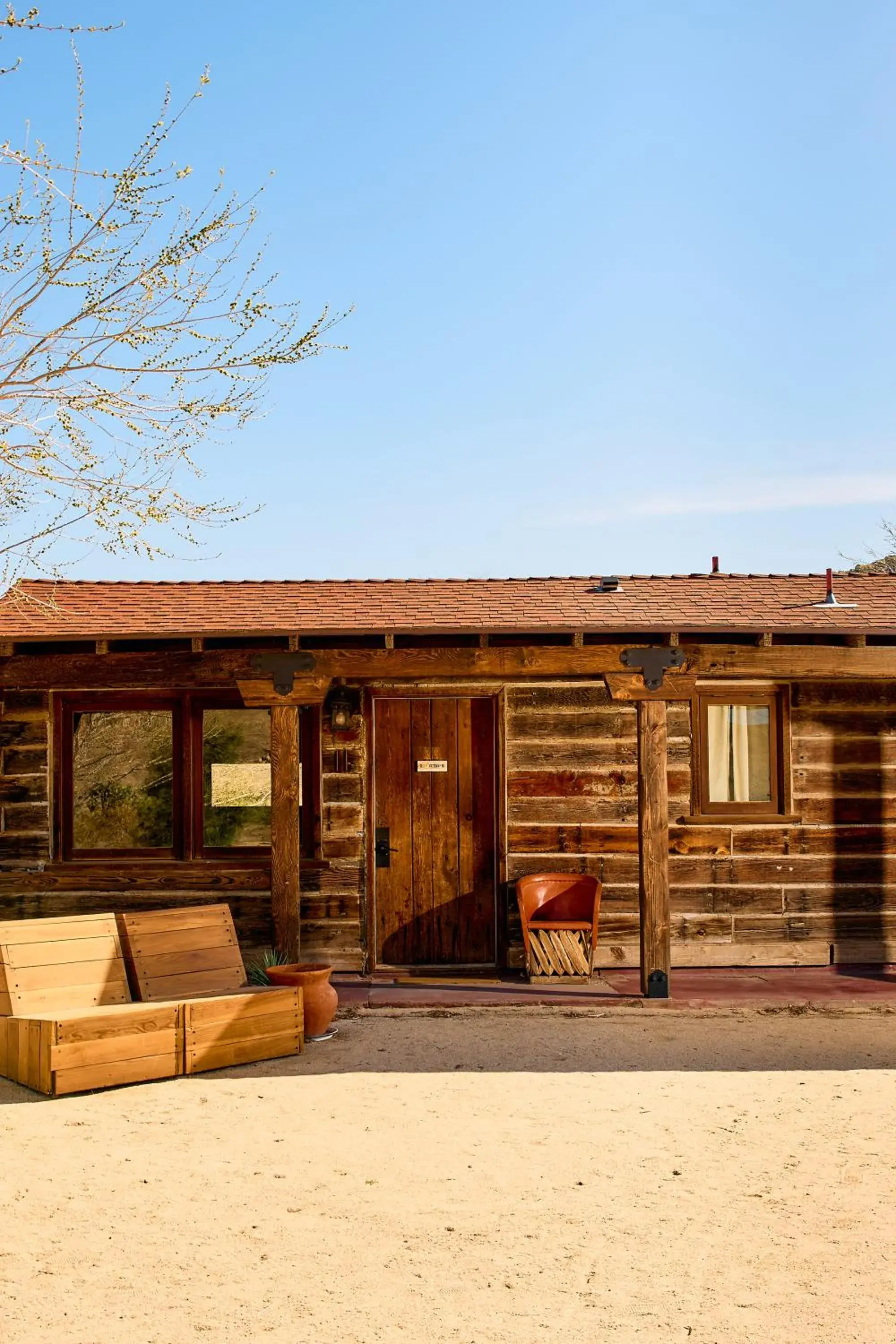Property building in Pioneertown Motel Property building in Pioneertown Motel
