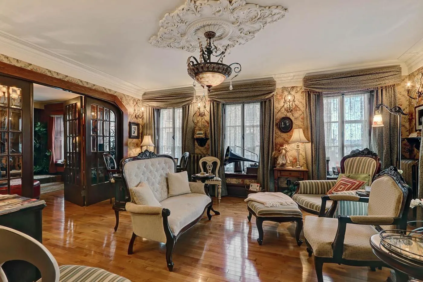 Living room in Auberge J.A Moisan