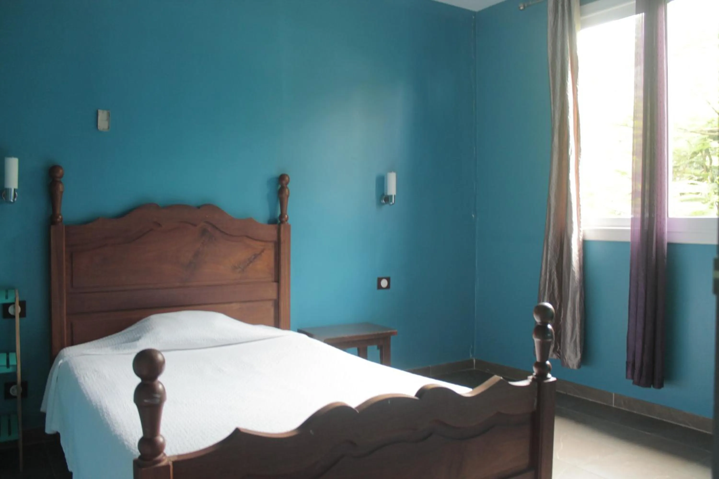 Bedroom, Bed in Hotel L'ebene Verte