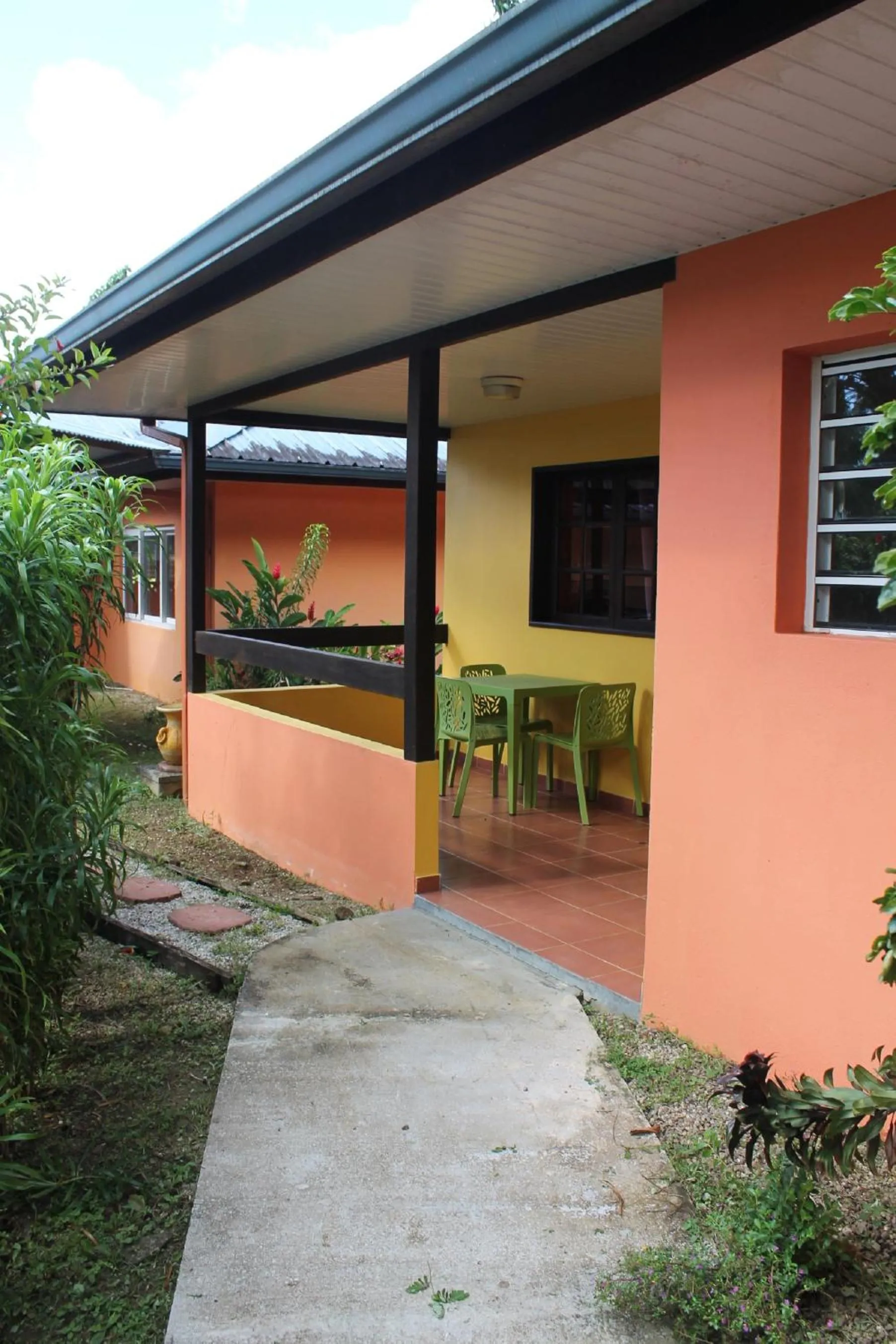 Patio in Hotel L'ebene Verte