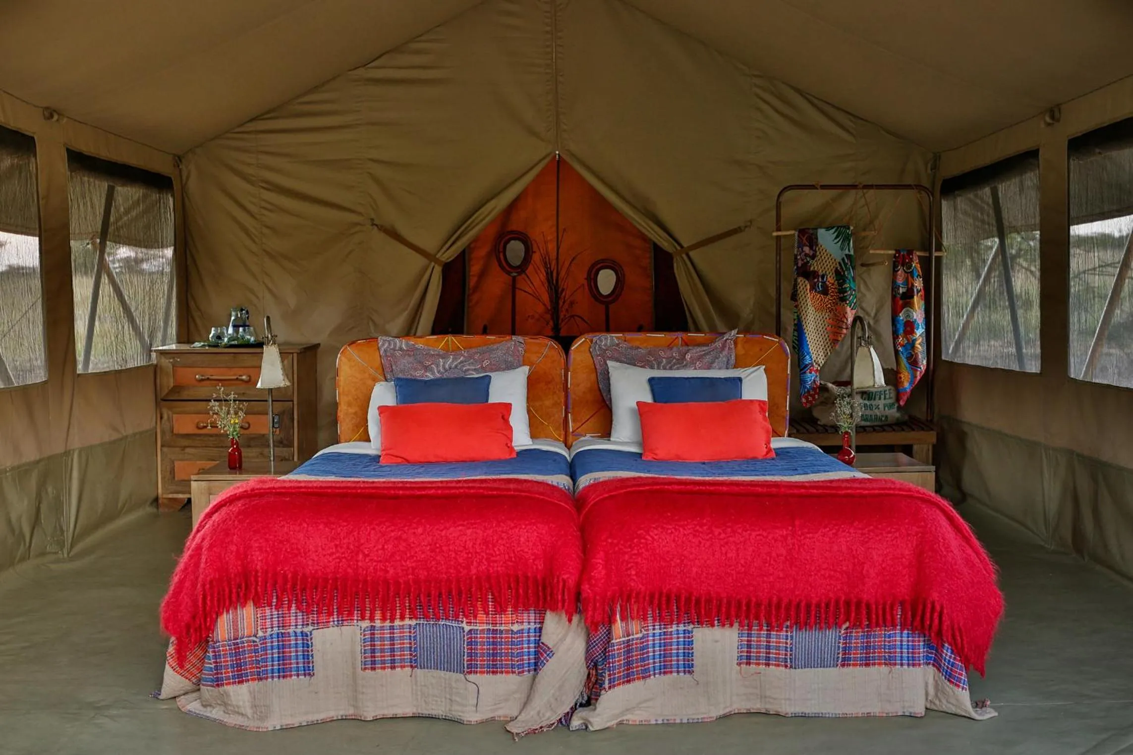 Photo of the whole room, Bed in Olengoti Eco Safari Camp