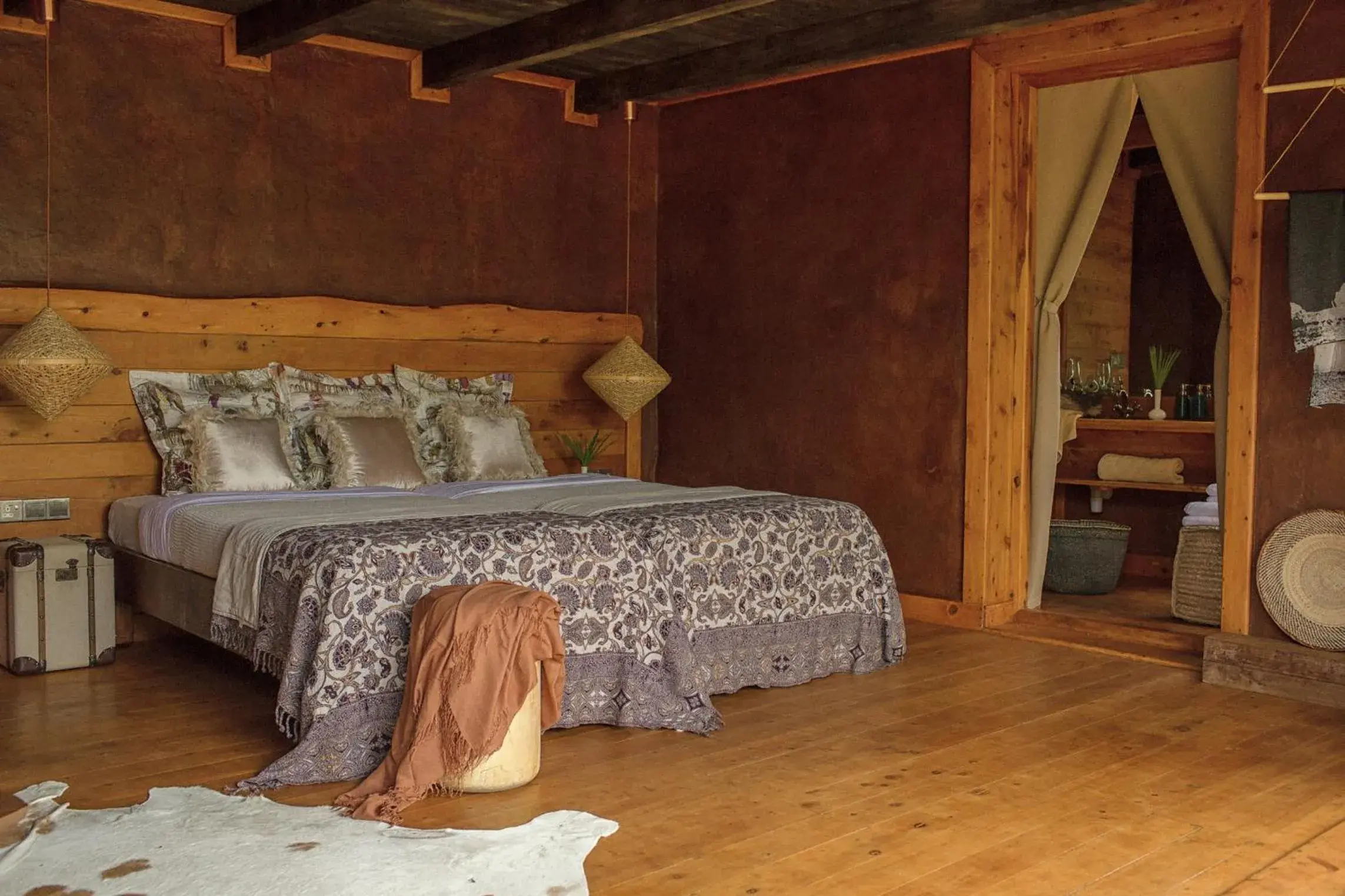 Bed in Olengoti Eco Safari Camp Bed in Olengoti Eco Safari Camp