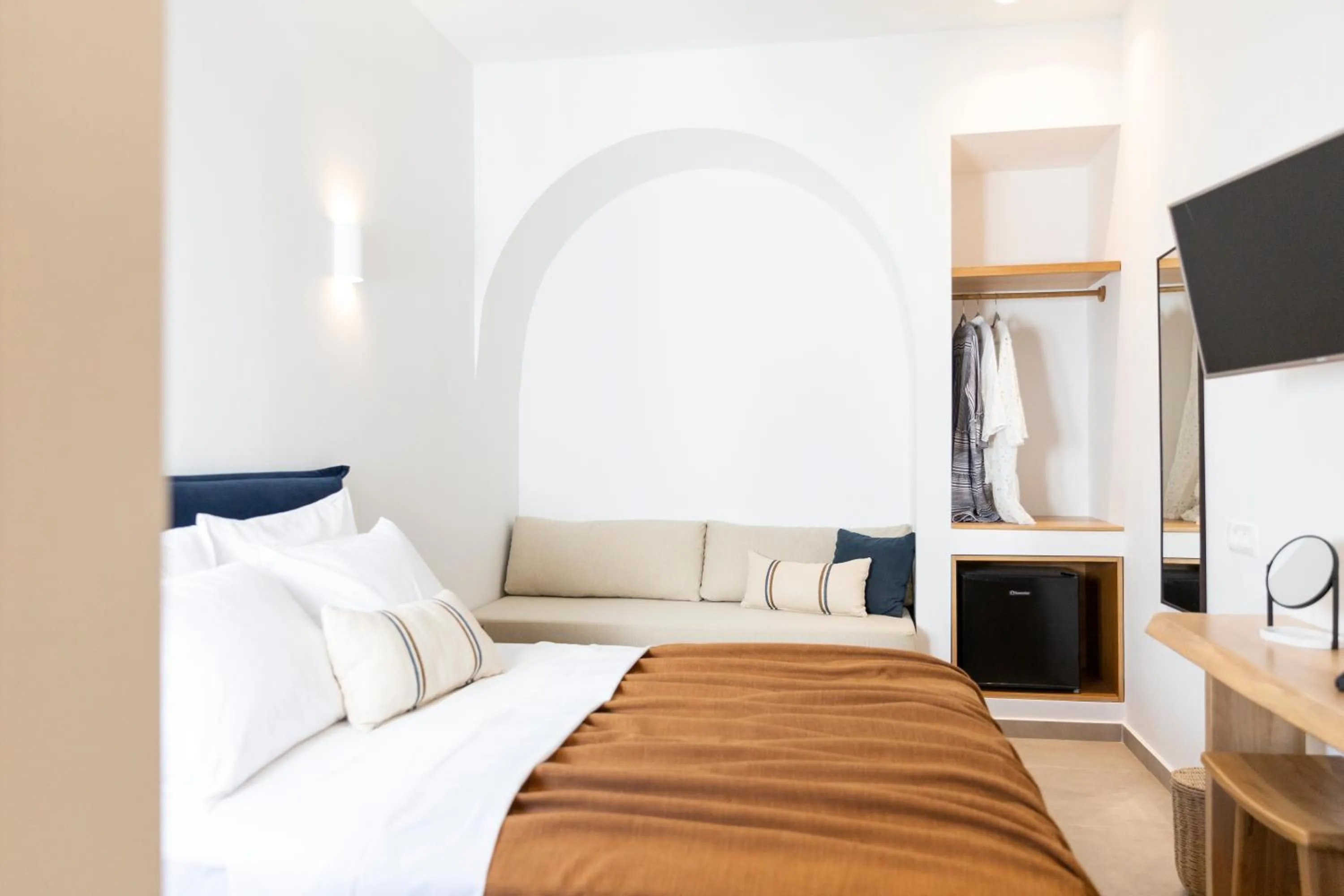 Bed in Asimina Hotel