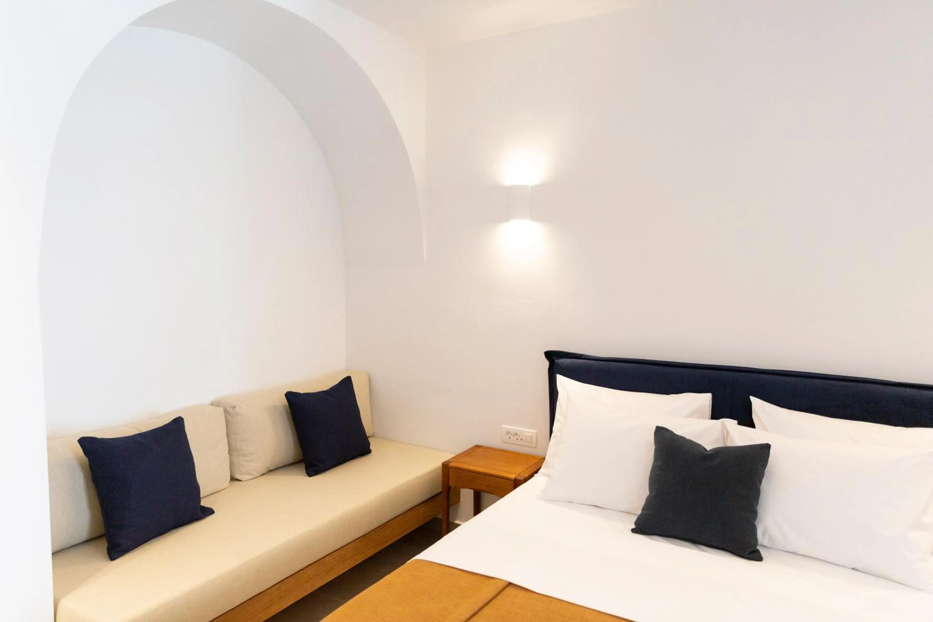 Bed in Asimina Hotel