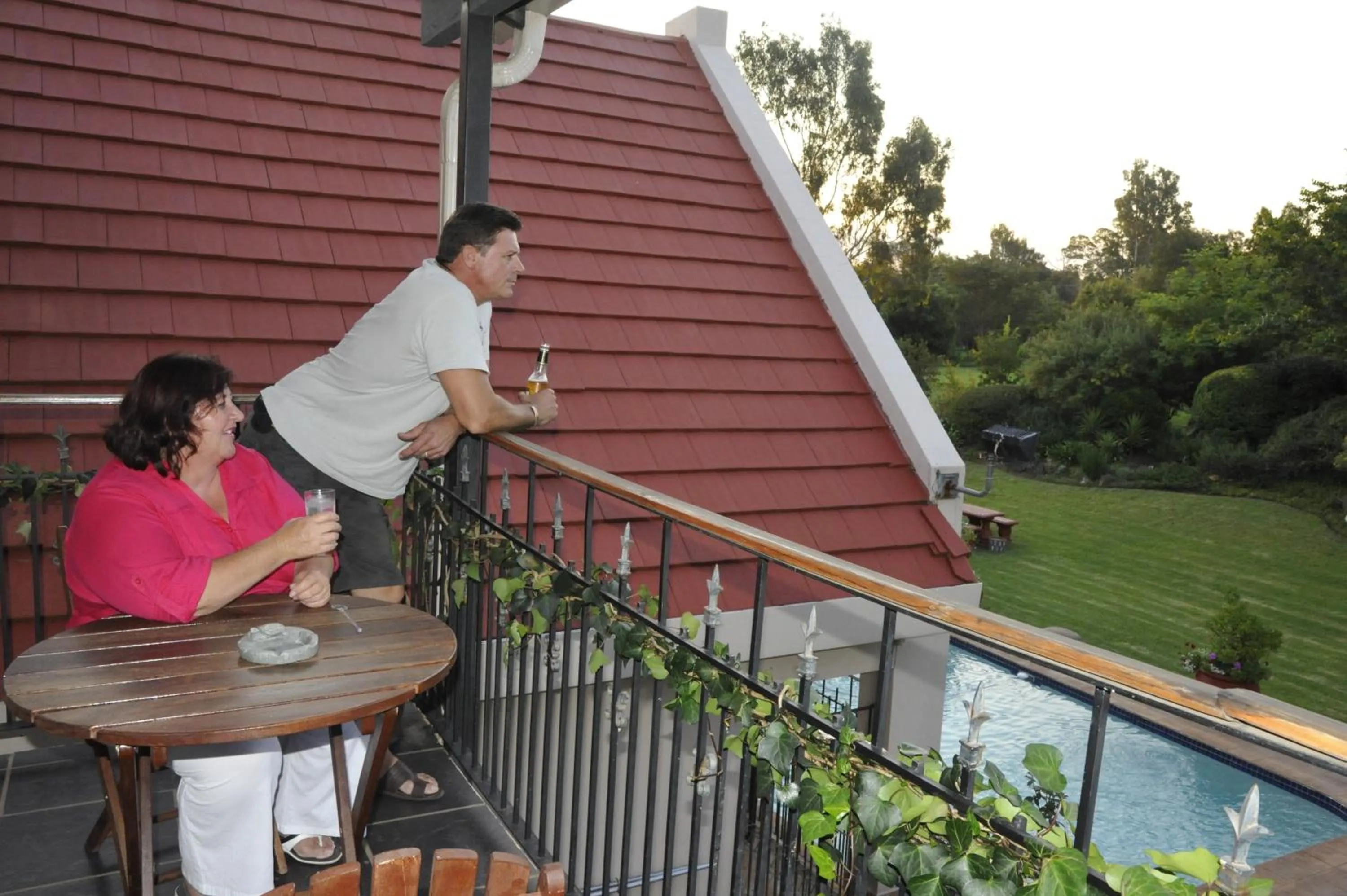 Balcony/Terrace in Ipe Tombe Guest Lodge - Midrand
