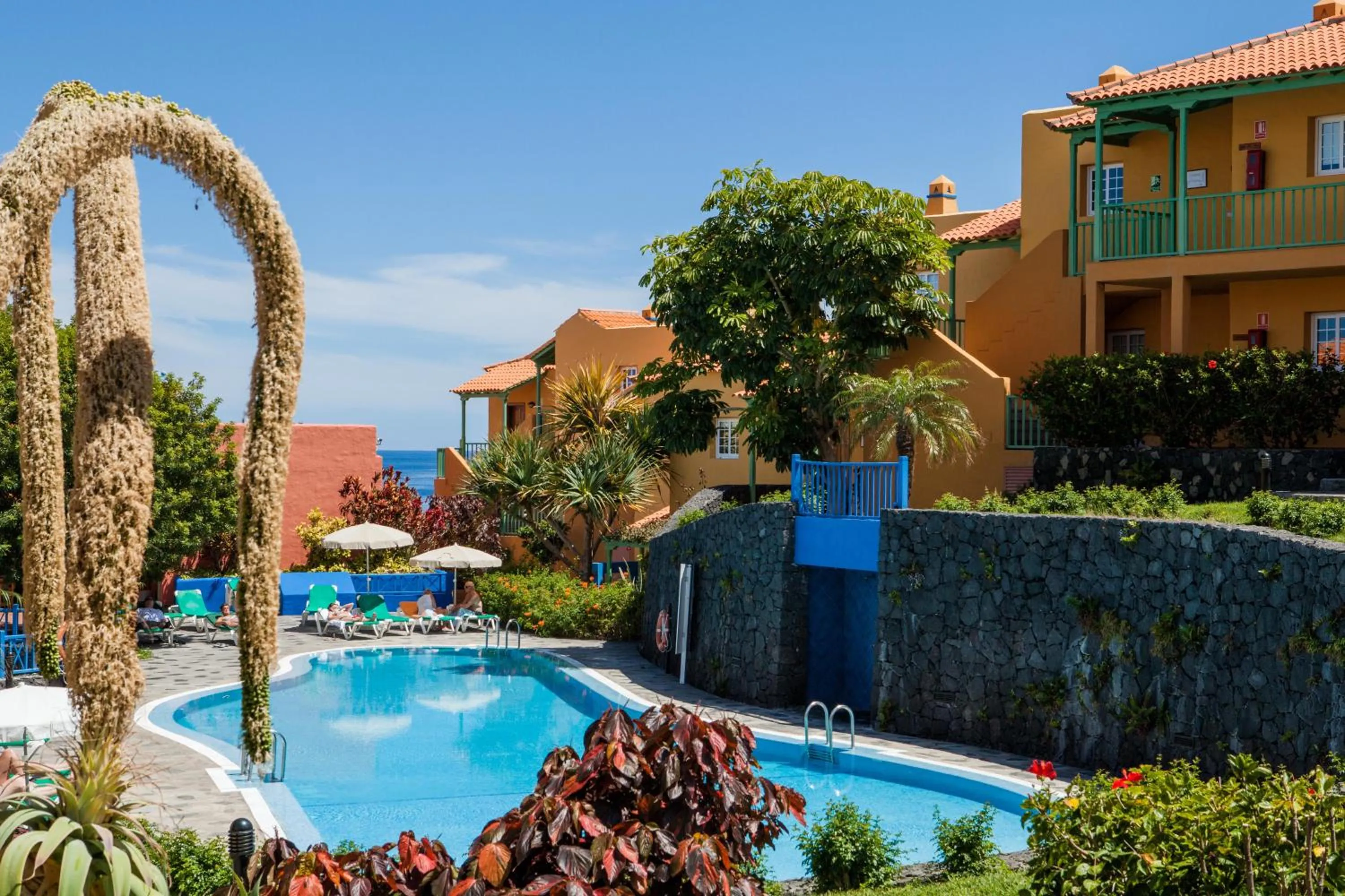 Swimming pool in Apartamentos La Caleta