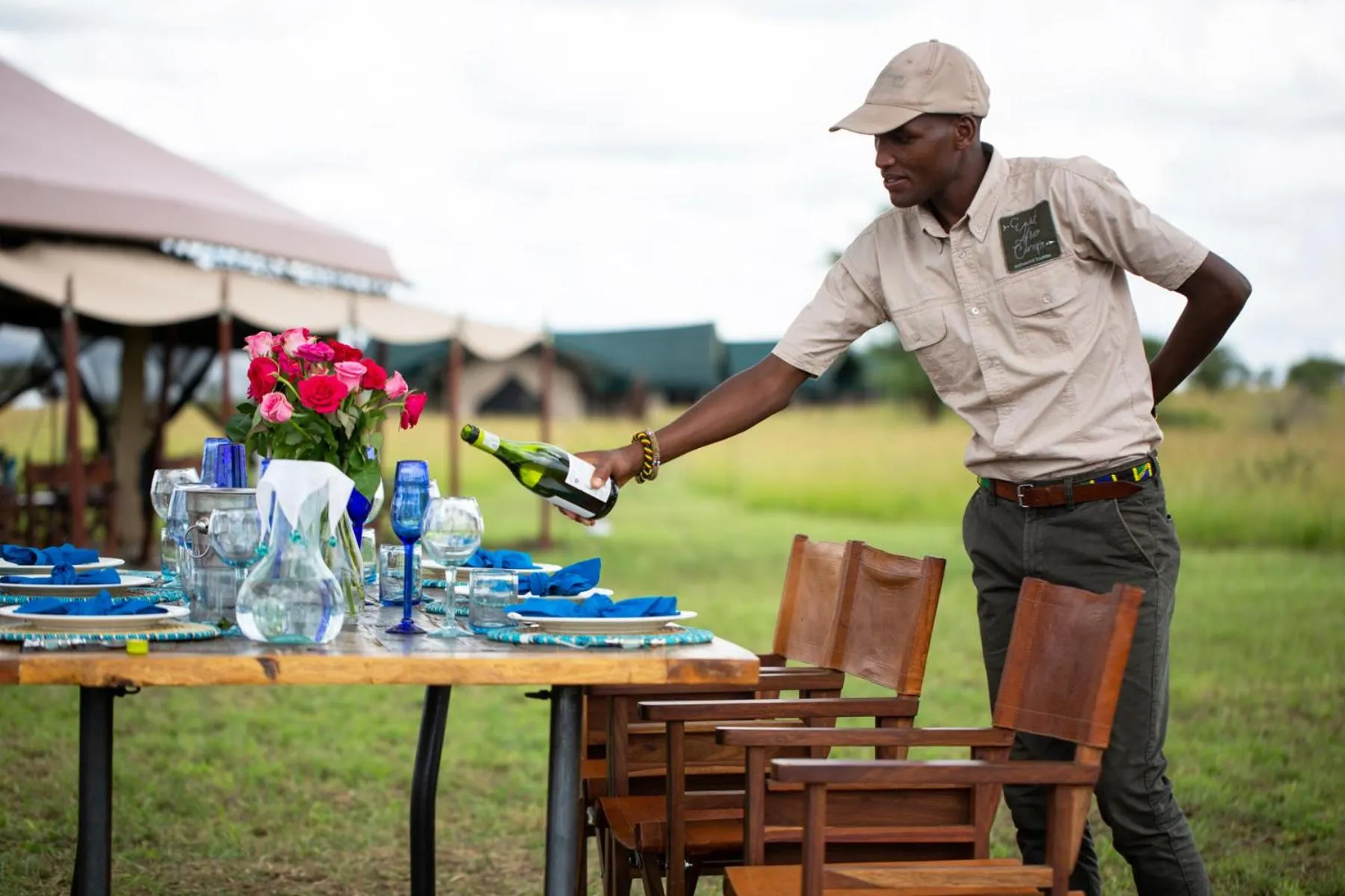 Staff in Pumzika Luxury Safari Camp