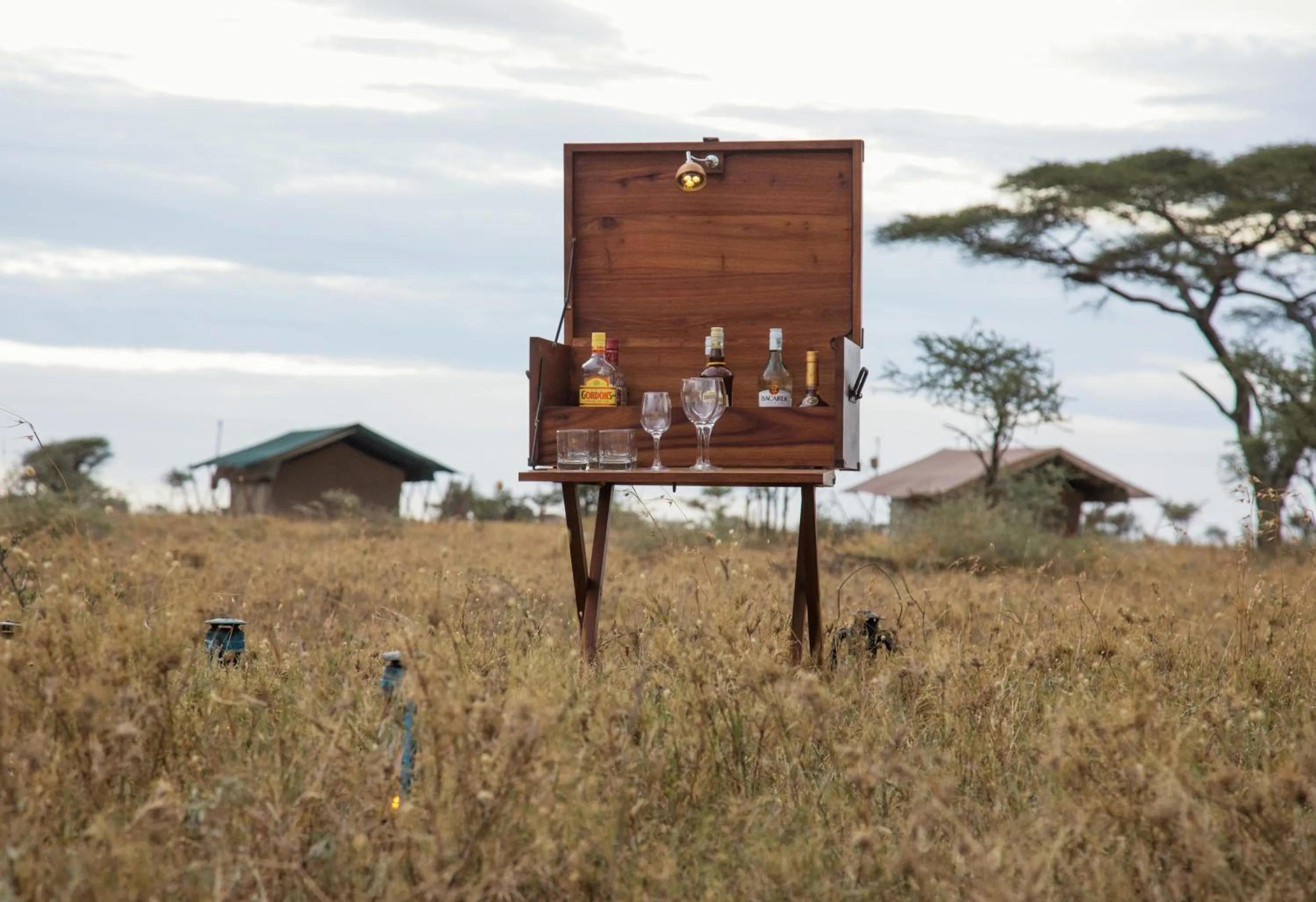 Drinks in Pumzika Luxury Safari Camp