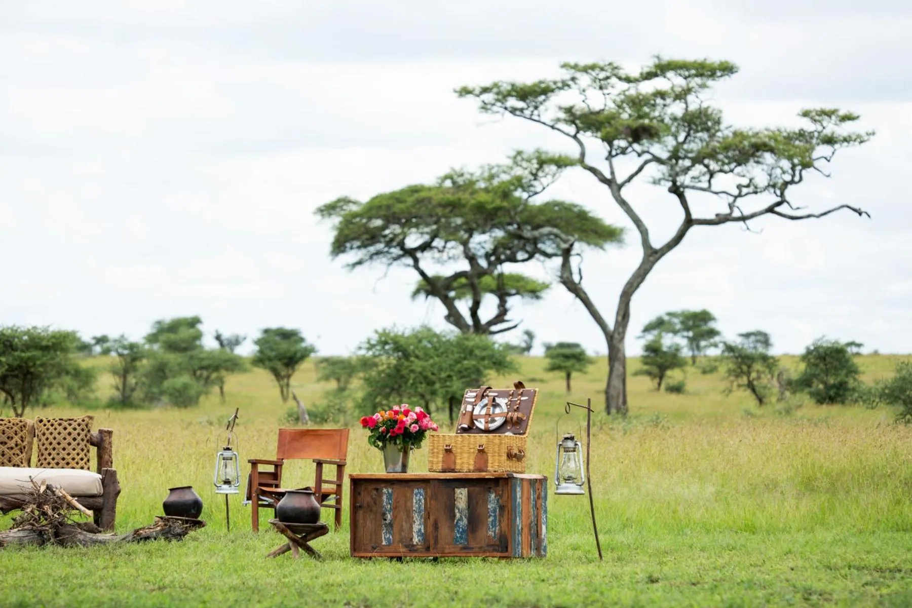Garden in Pumzika Luxury Safari Camp