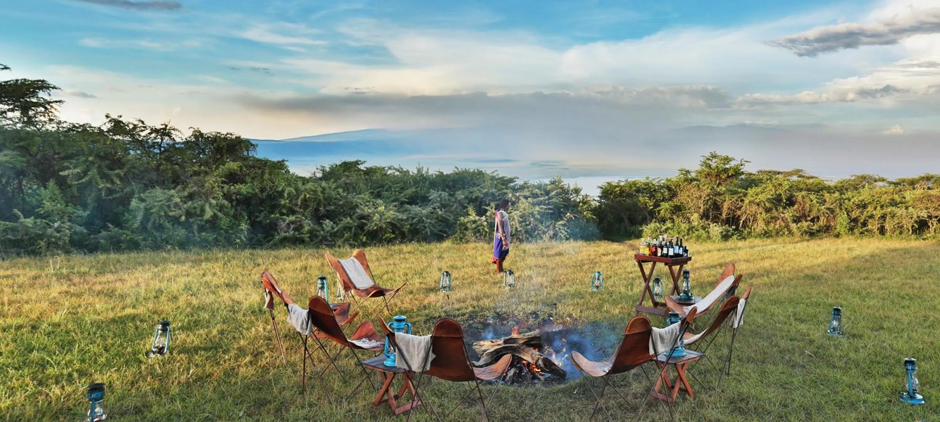 Seating area in Pakulala Safari Camp - Ngorongoro