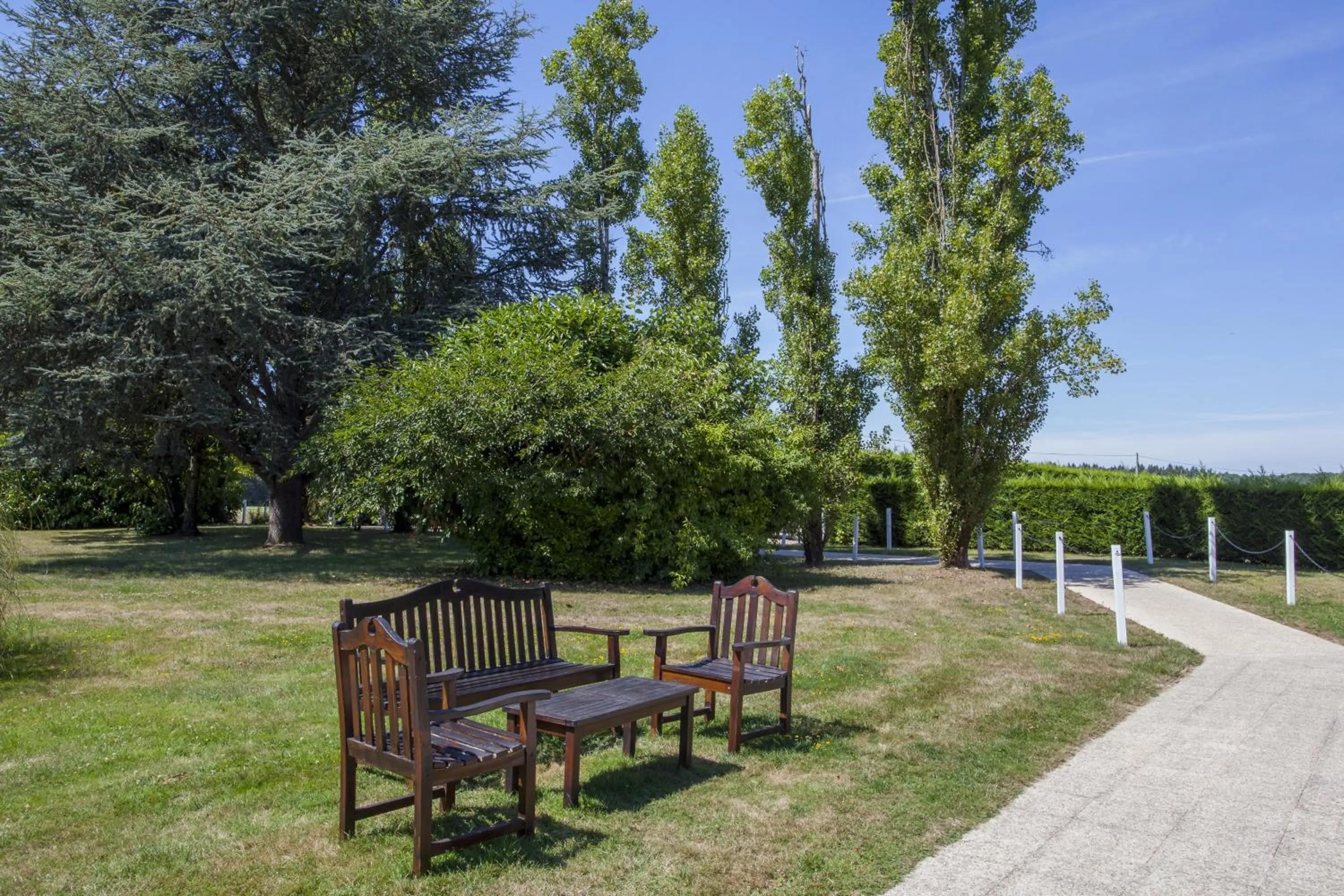 Garden in Logis Le Fleuray