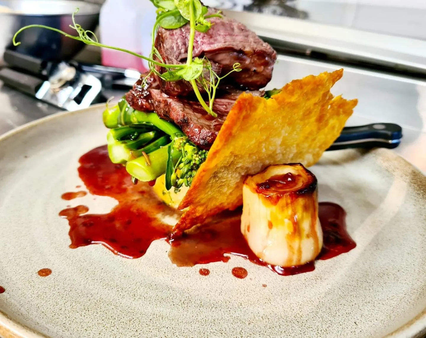 Food close-up in The Lamb Inn