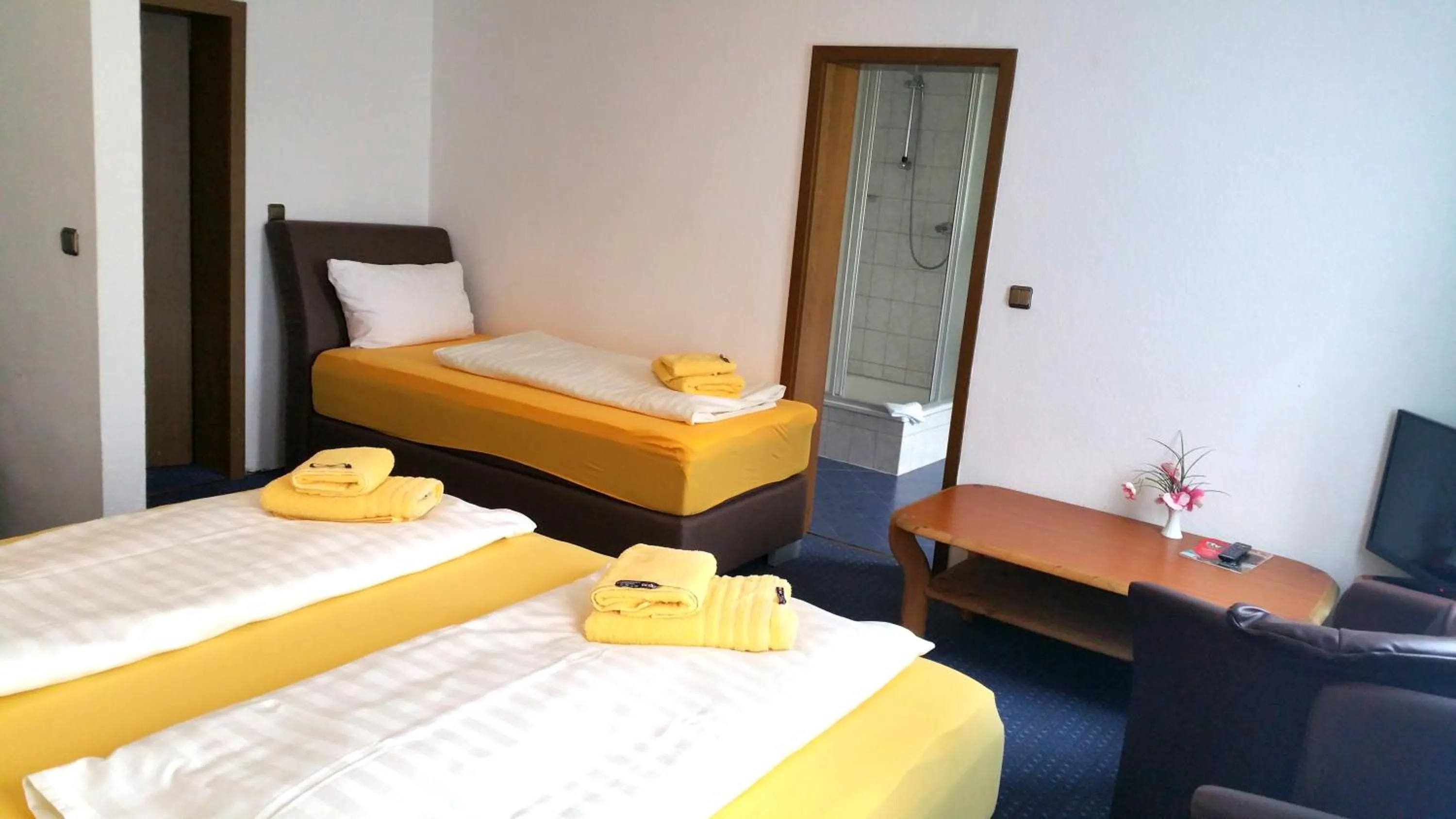 Bed in Hotel Haus Frieling