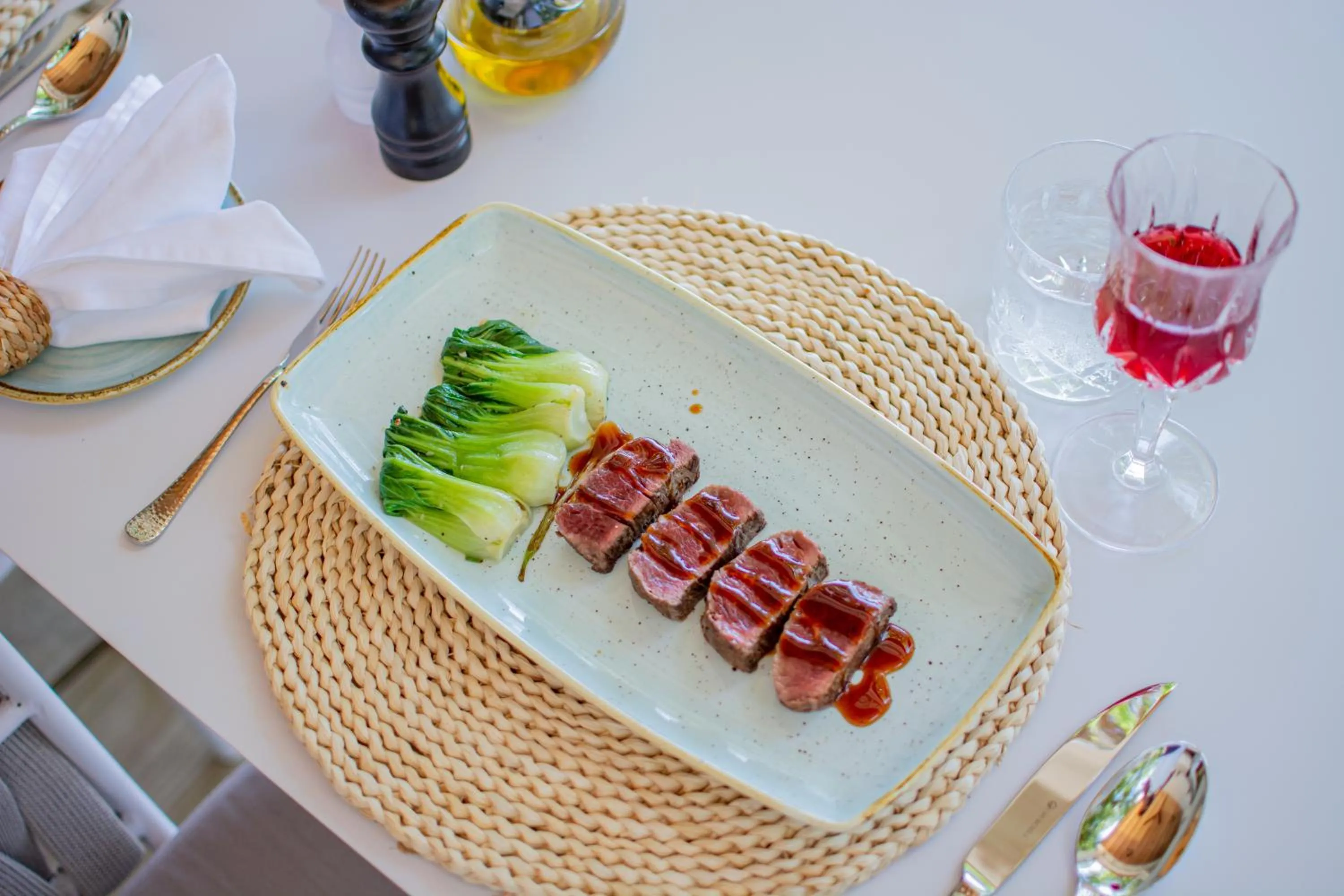 Food close-up in Malahini Kuda Bandos Resort