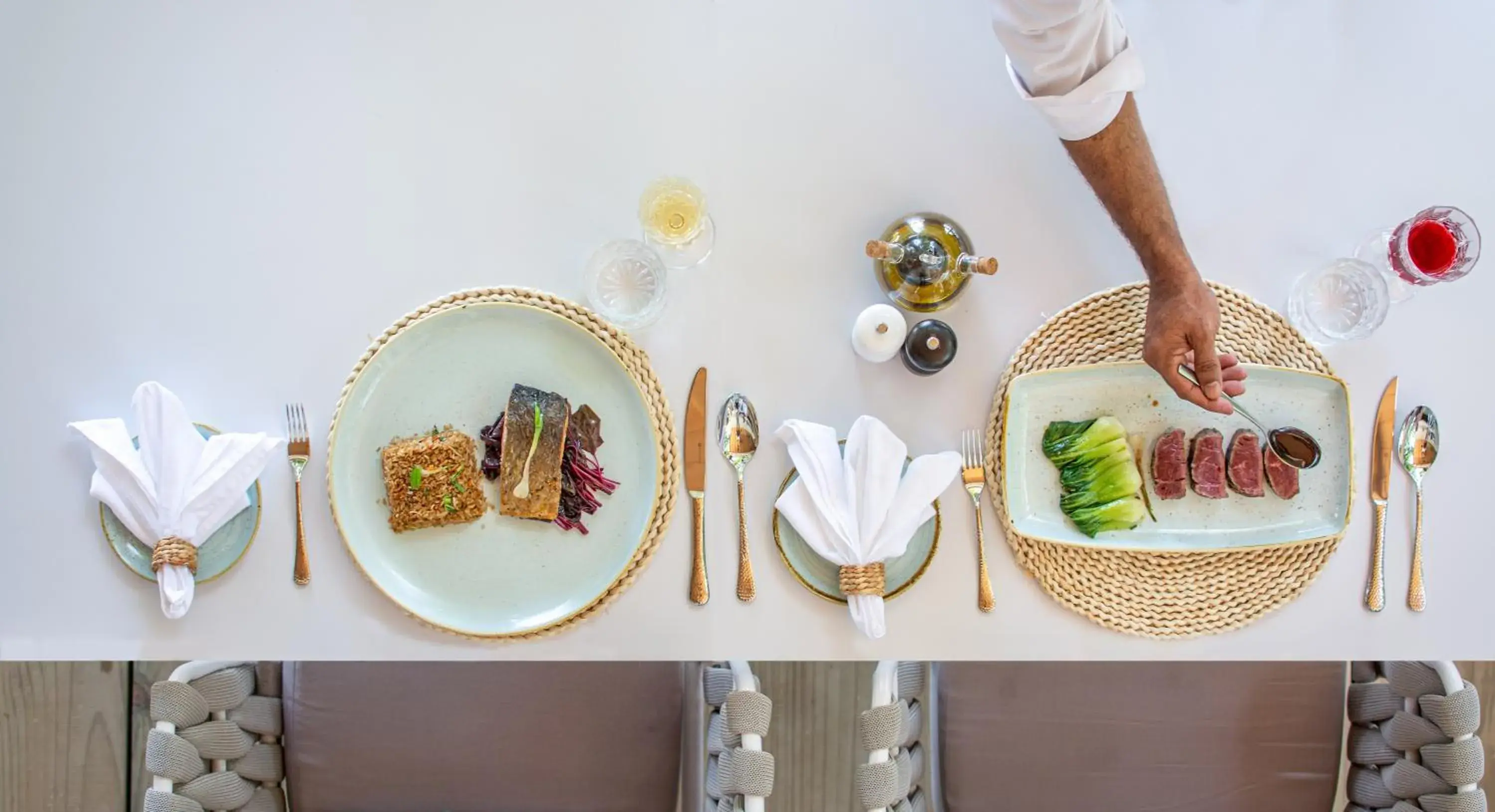 Food close-up in Malahini Kuda Bandos Resort Food close-up in Malahini Kuda Bandos Resort