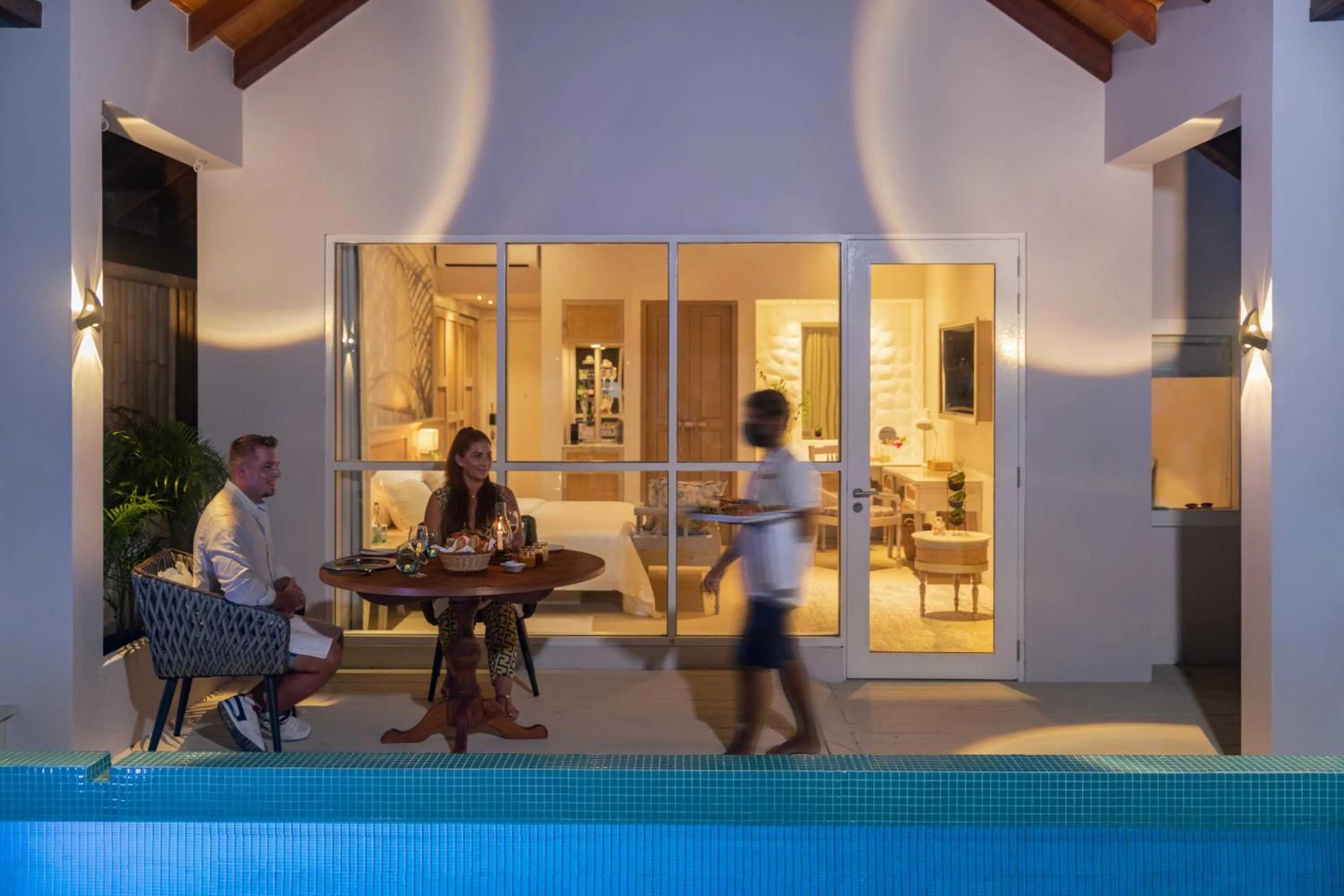 Balcony/Terrace in Malahini Kuda Bandos Resort