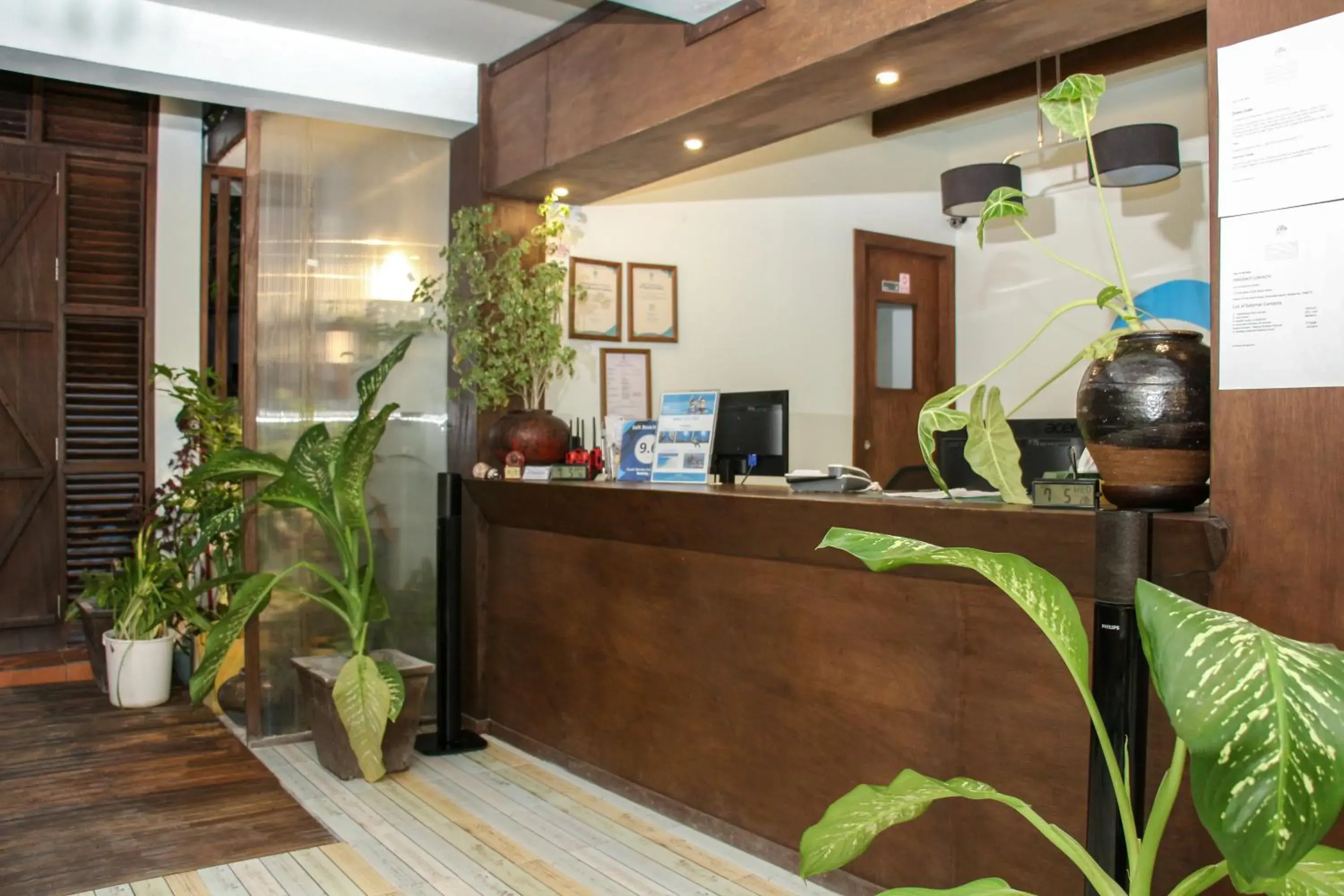 Lobby or reception in Salt Beach Hotel Lobby or reception in Salt Beach Hotel