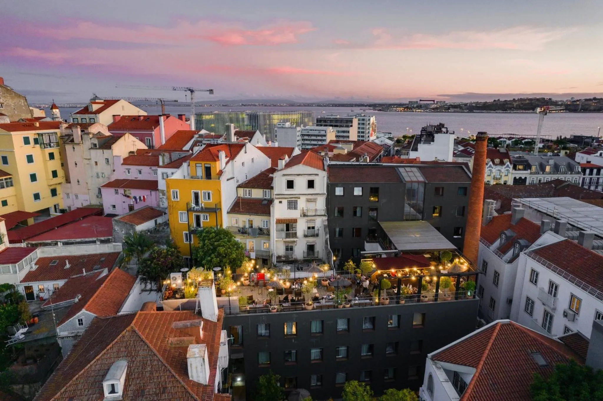 Bird's eye view in Secret Patio Lisbon