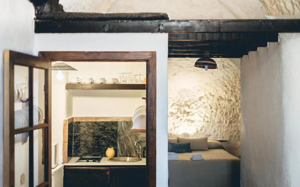 kitchen in Casas Cueva Tio Tobas Guadix