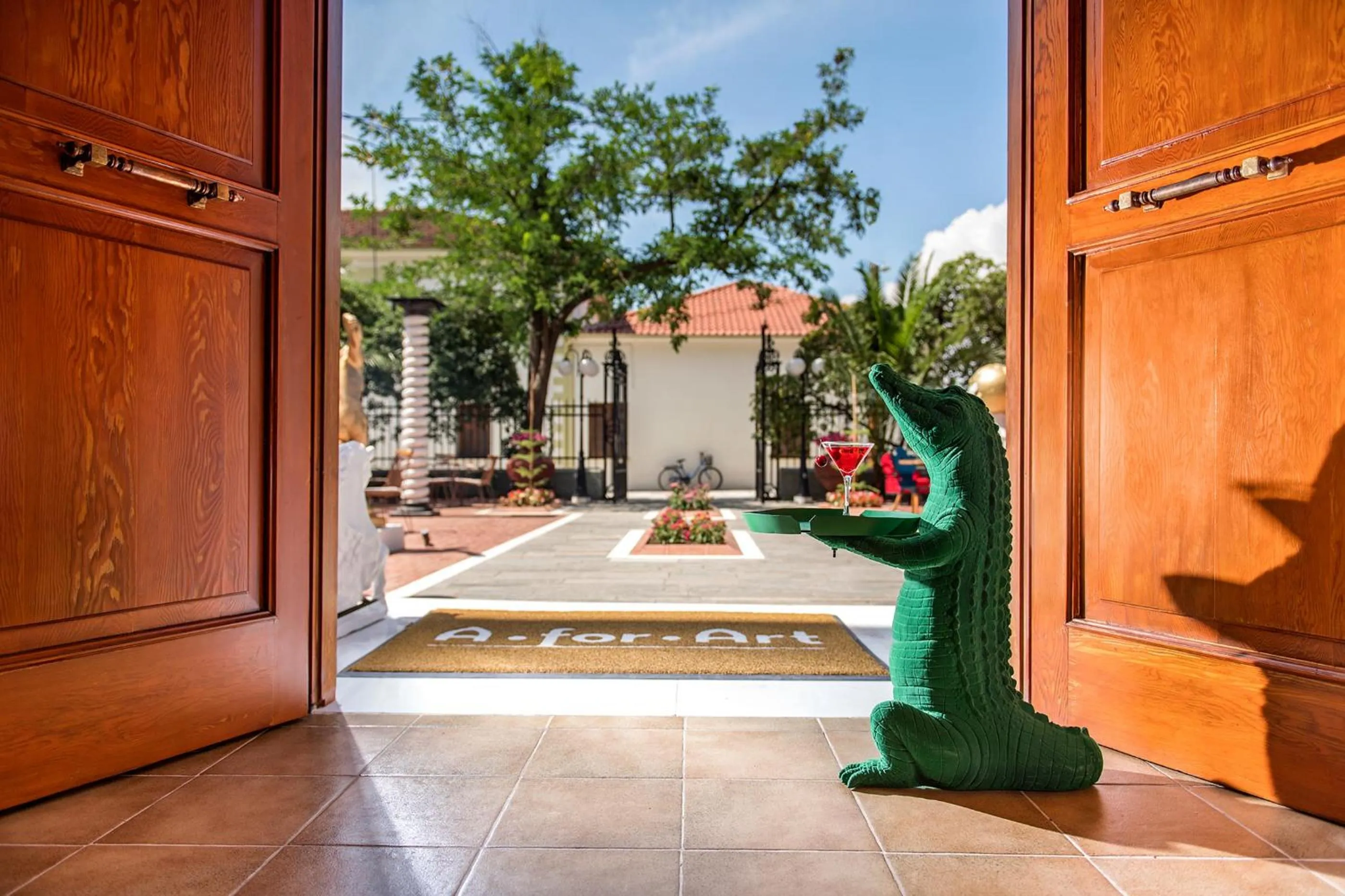 Facade/entrance in A for Art Hotel