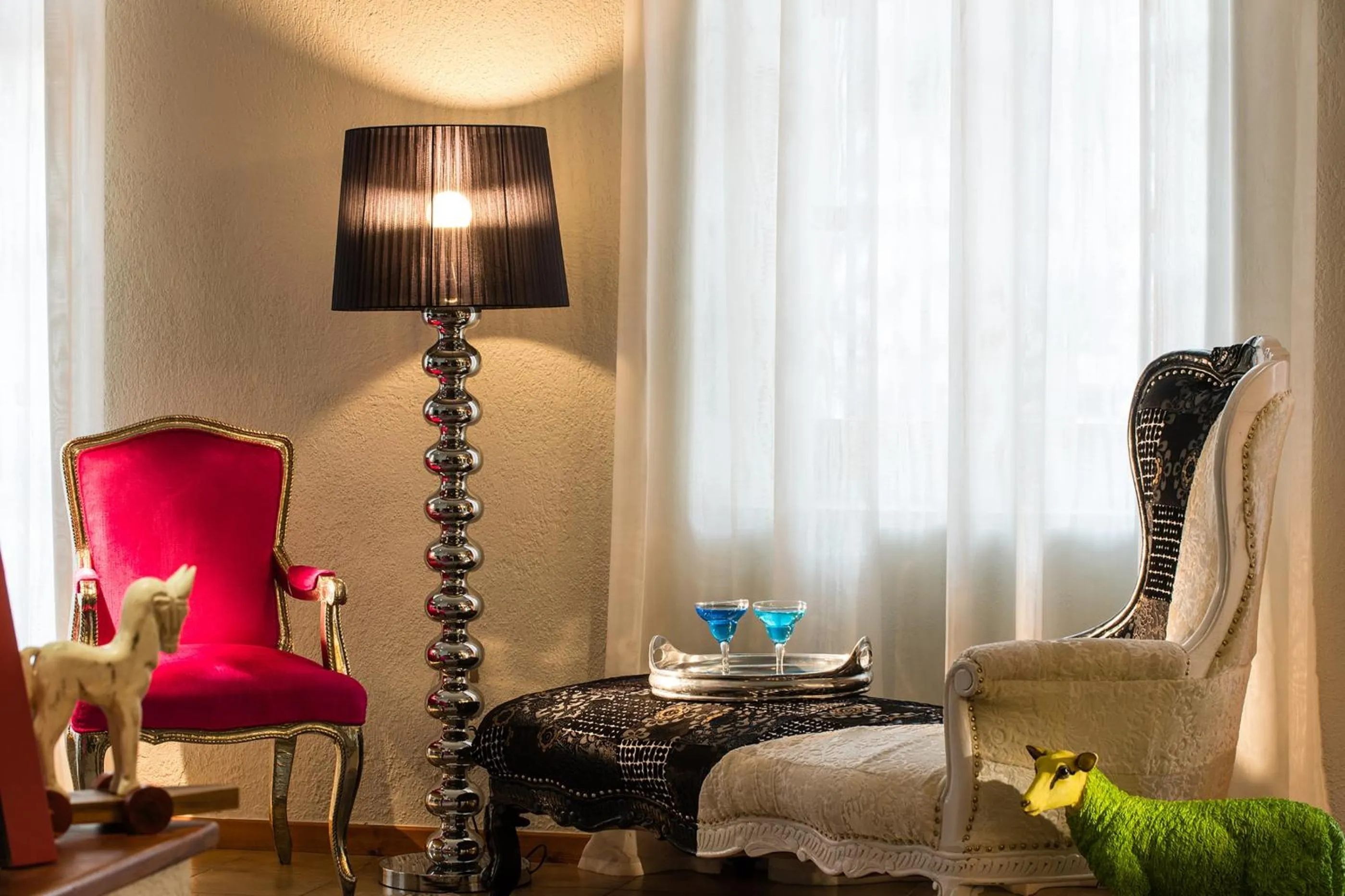 Lobby or reception in A for Art Hotel