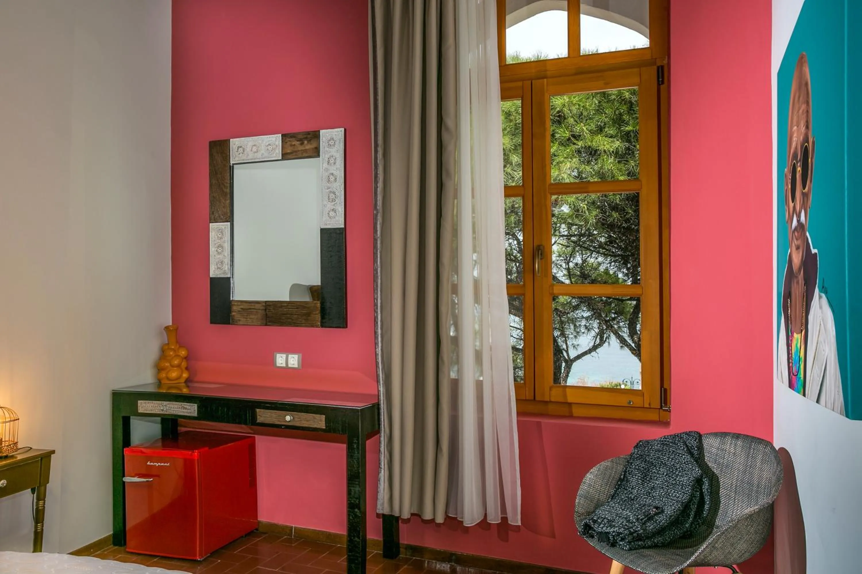 Decorative detail in A for Art Hotel