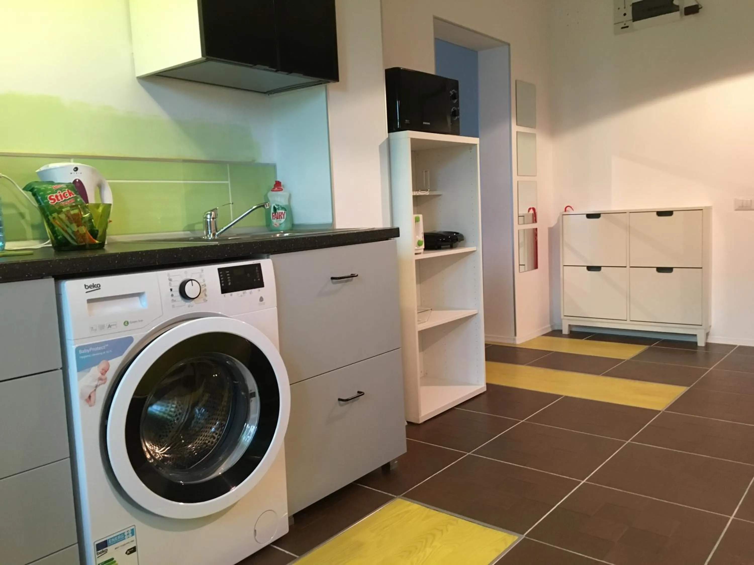 Kitchen or kitchenette in New Central Roof top view