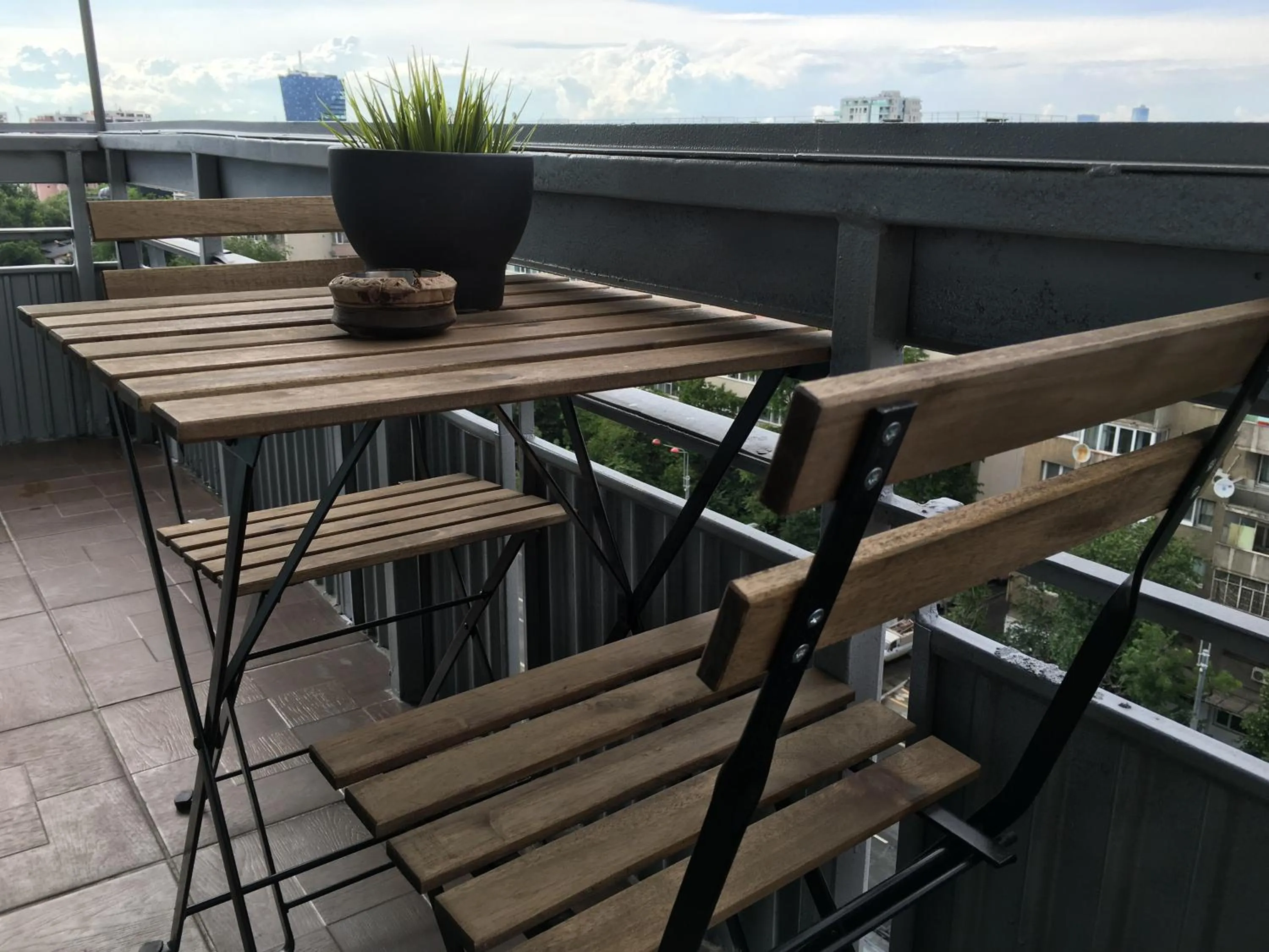 Balcony/Terrace in New Central Roof top view