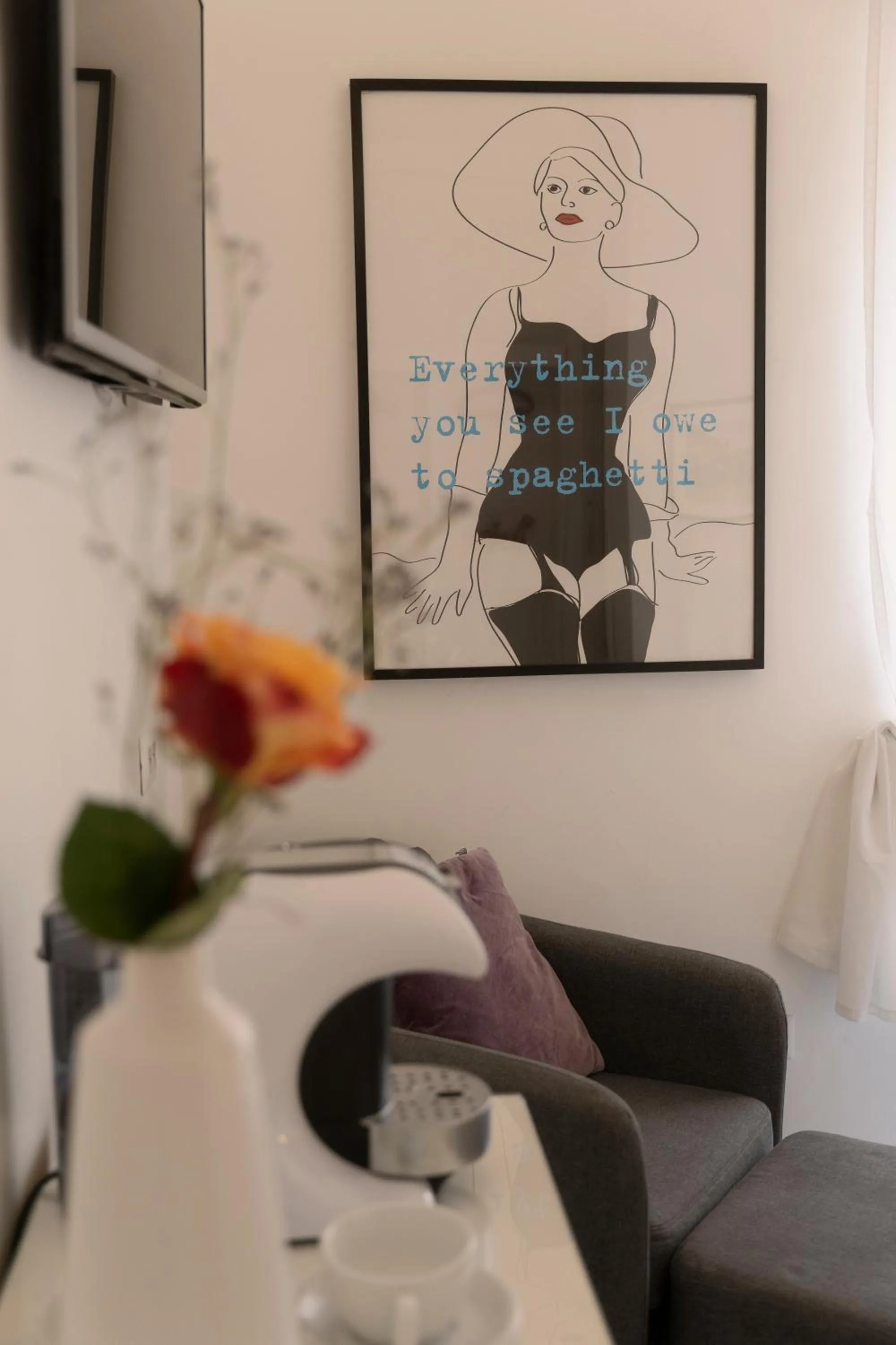 Seating area in La Casa Di Amy