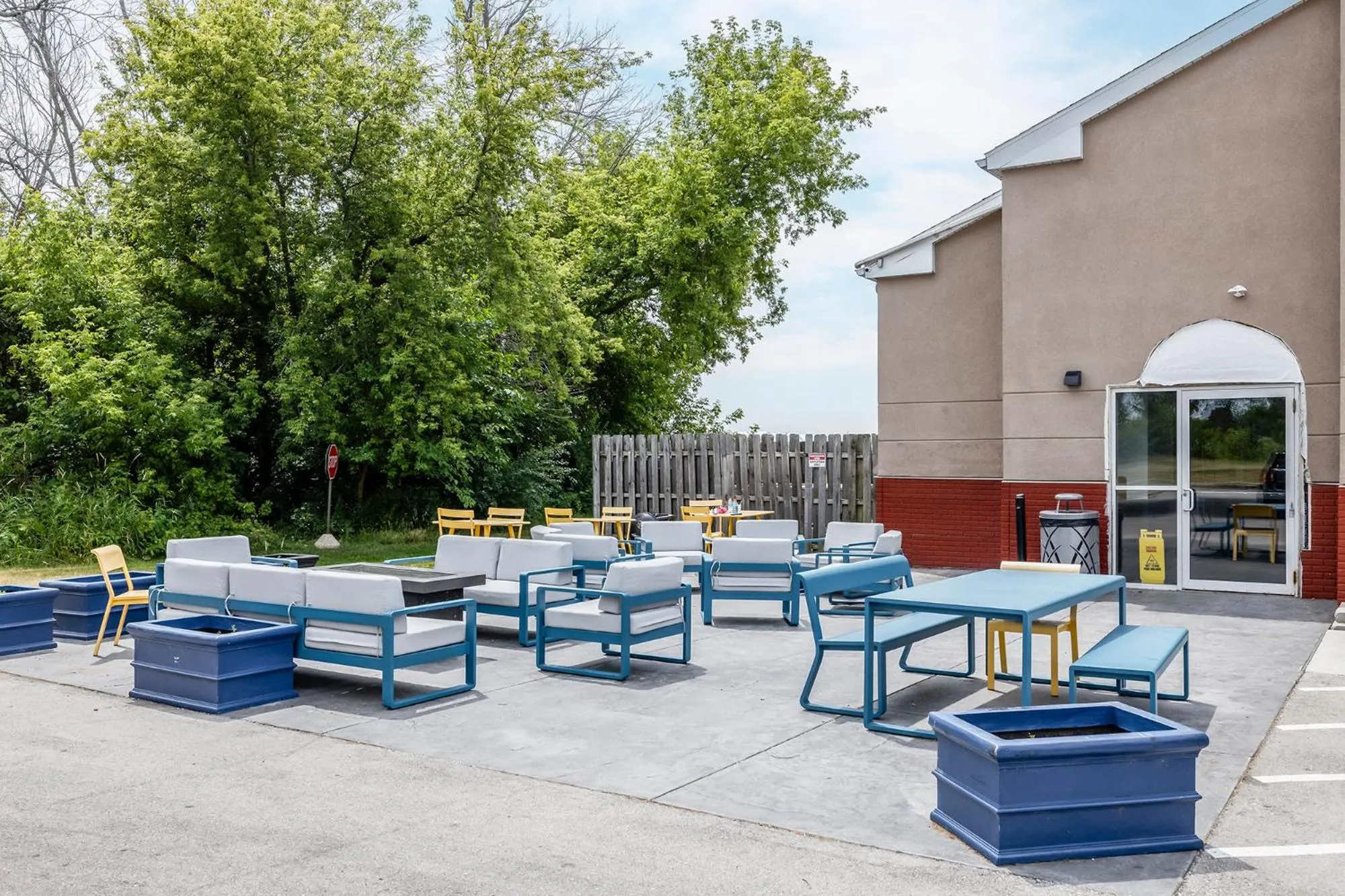 Patio in Best Western Watertown