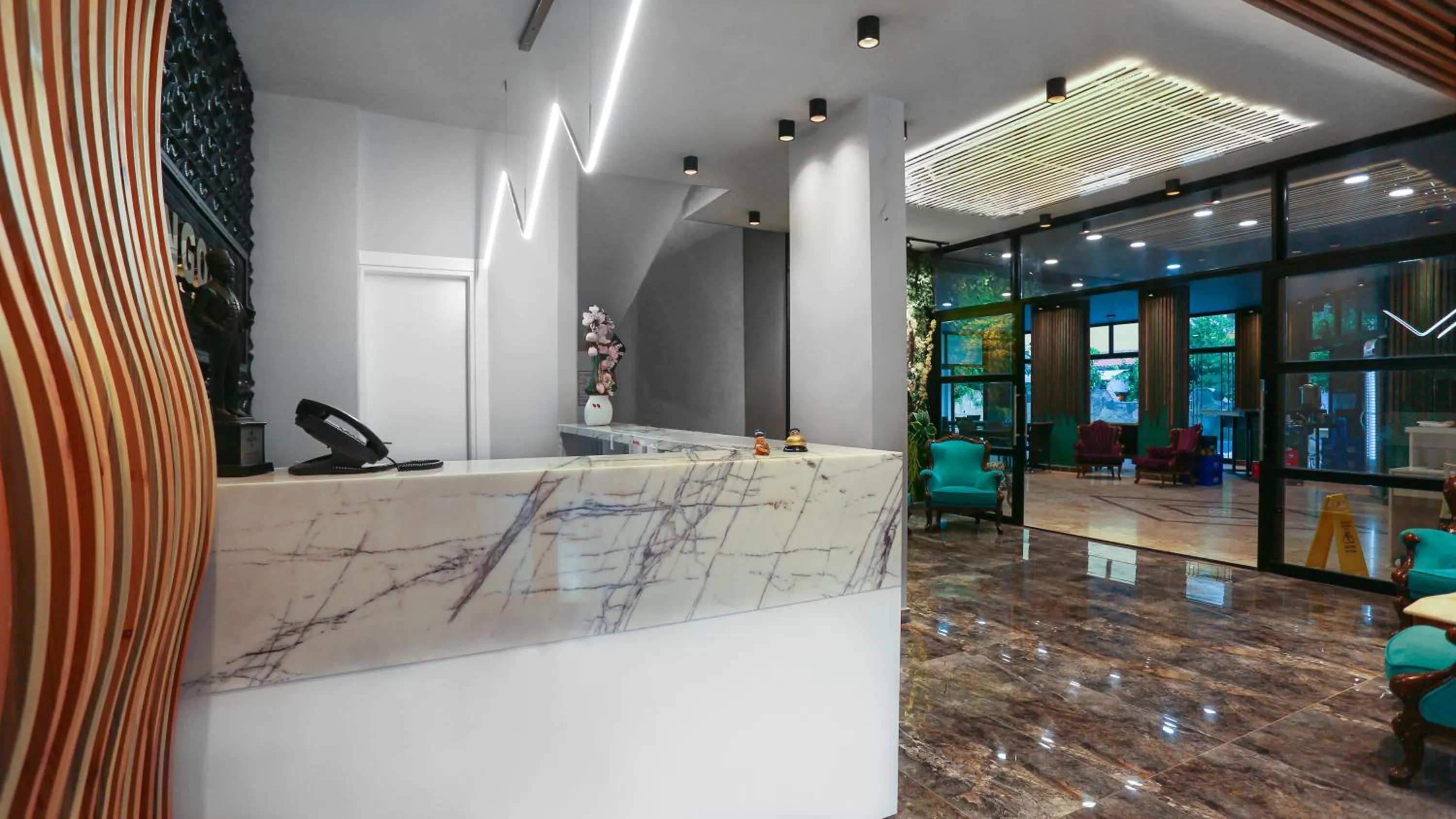 Lobby or reception in Angora Apart Hotel