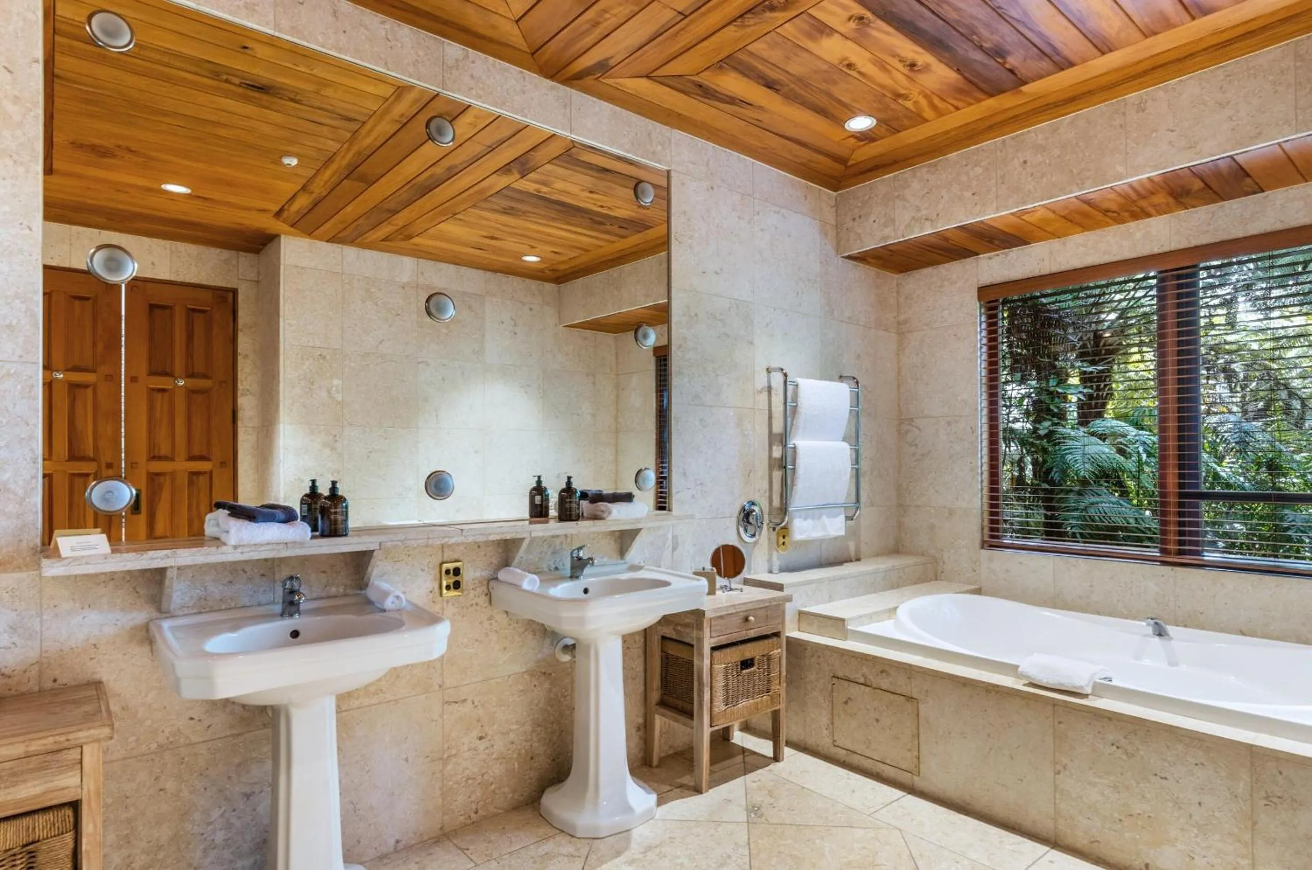 Bathroom in Treetops Lodge & Estate