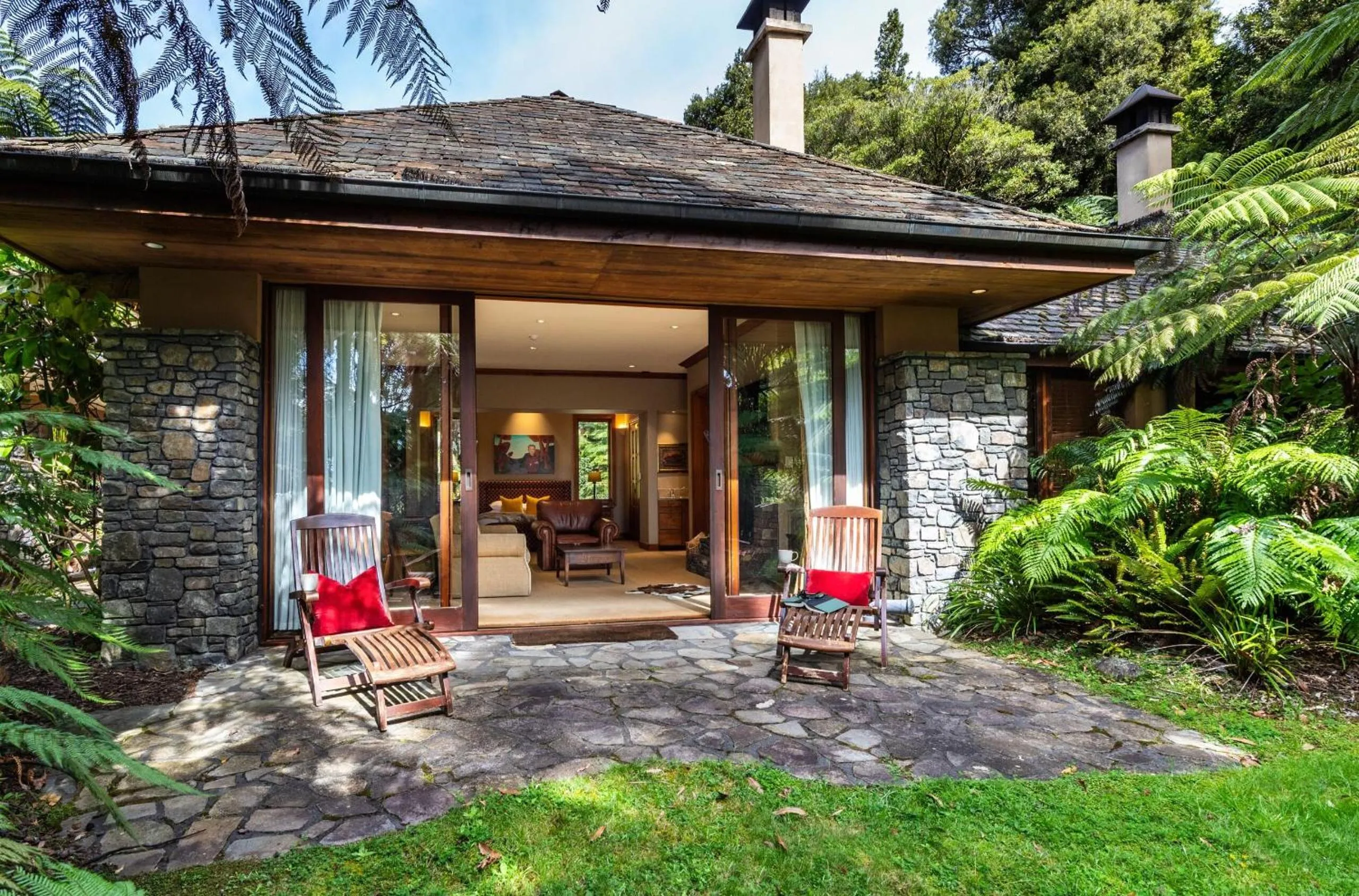 Garden in Treetops Lodge & Estate
